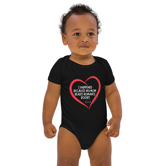 I happened... Organic cotton baby bodysuit