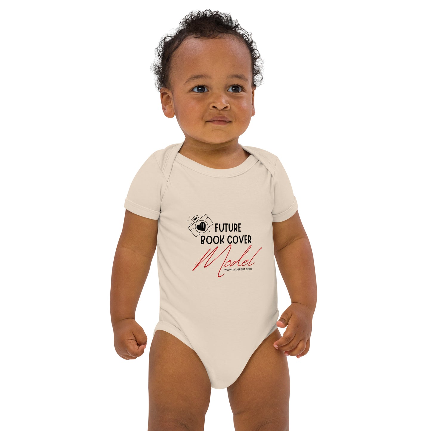 Future Book Cover Model Organic cotton baby bodysuit