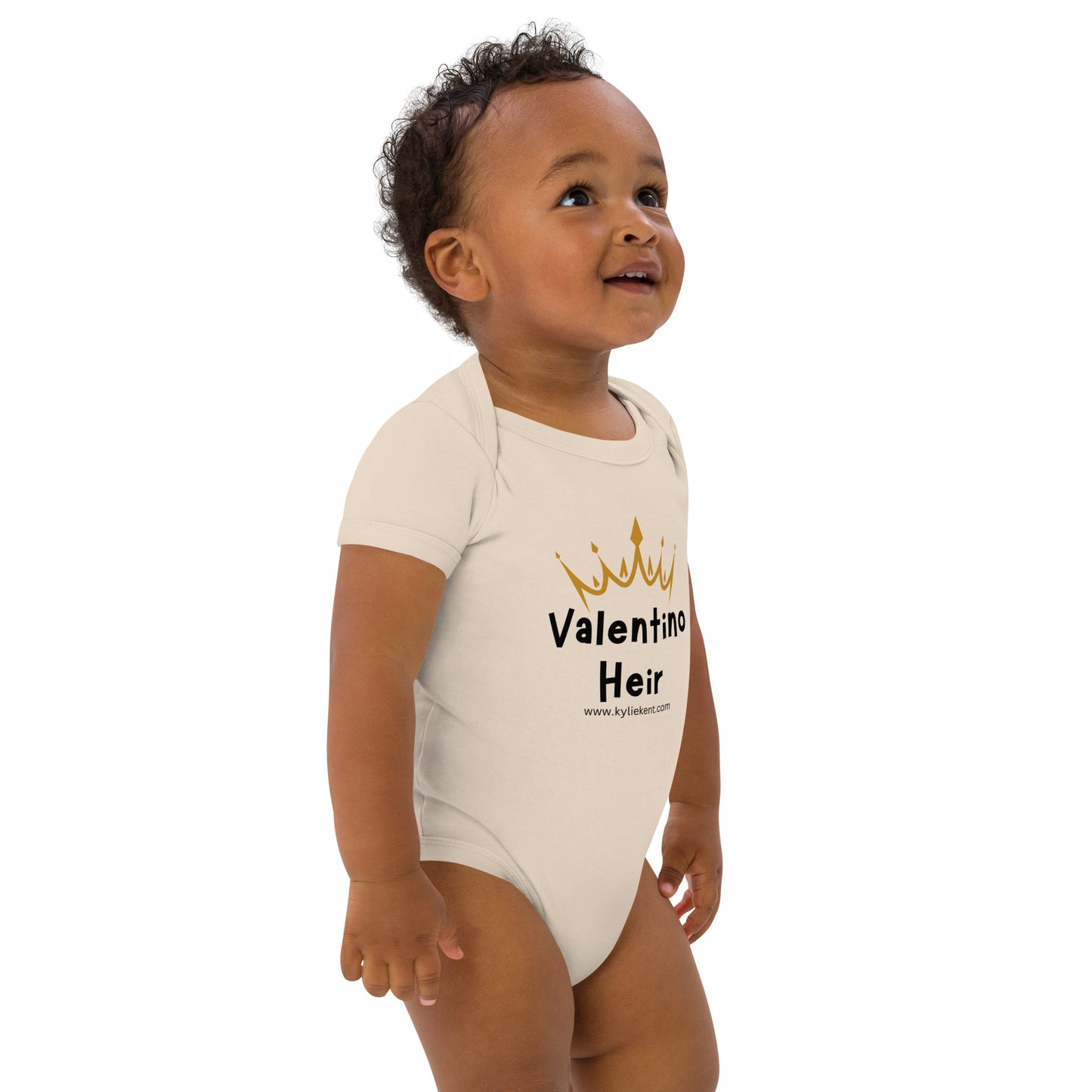 Valentino Heir Organic cotton baby bodysuit