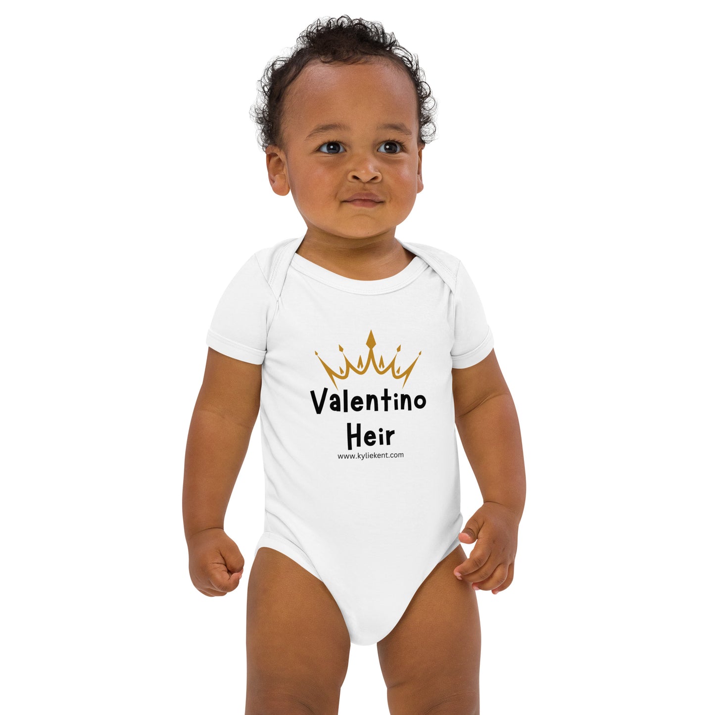 Valentino Heir Organic cotton baby bodysuit