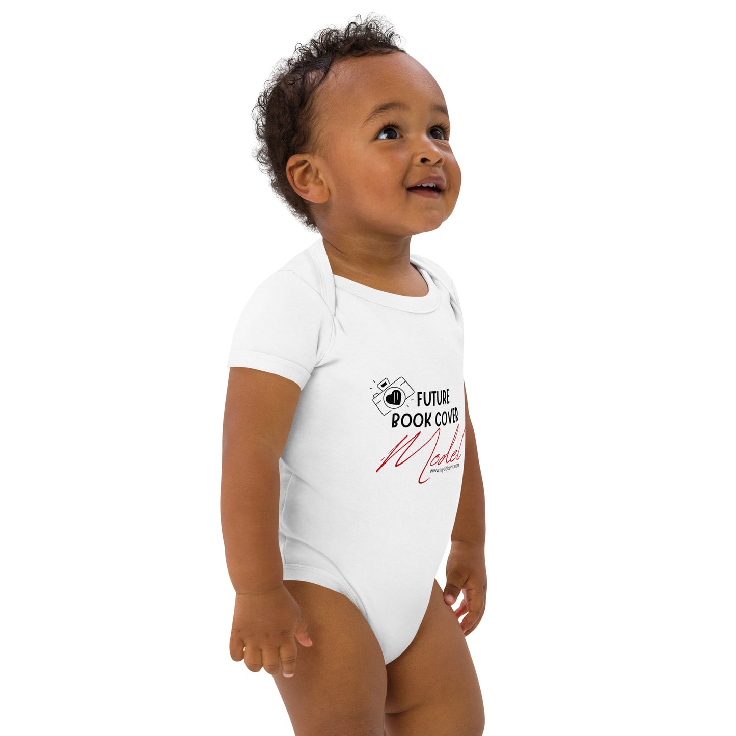 Future Book Cover Model Organic cotton baby bodysuit