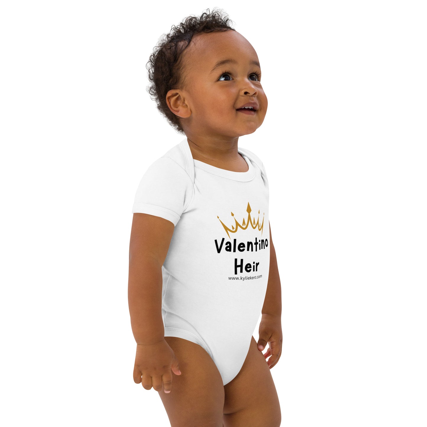 Valentino Heir Organic cotton baby bodysuit