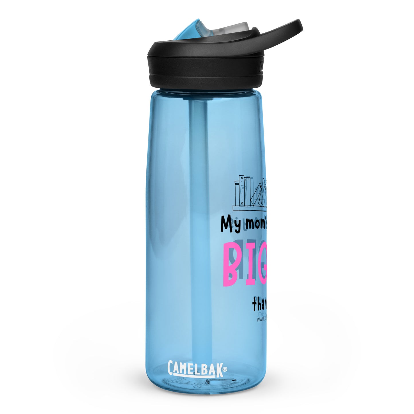 Mom's Library Sports water bottle