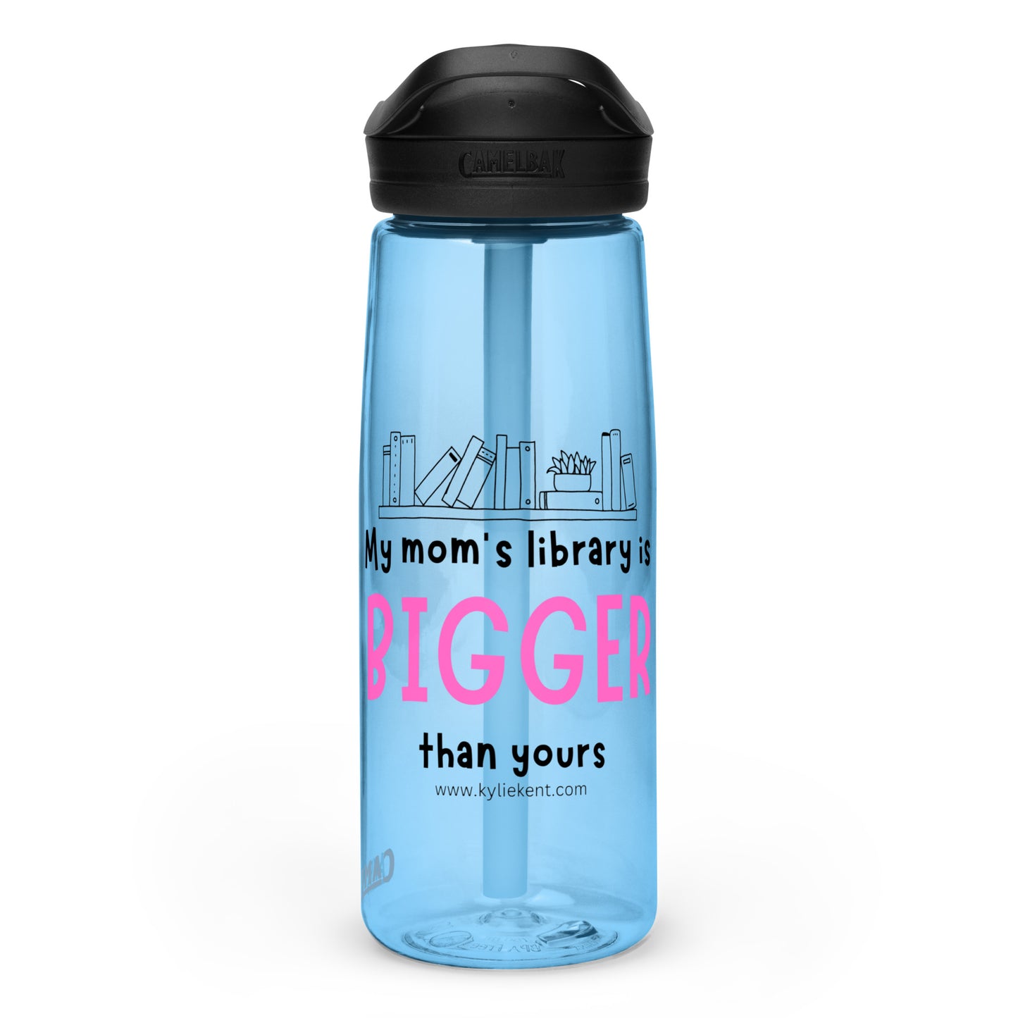 Mom's Library Sports water bottle