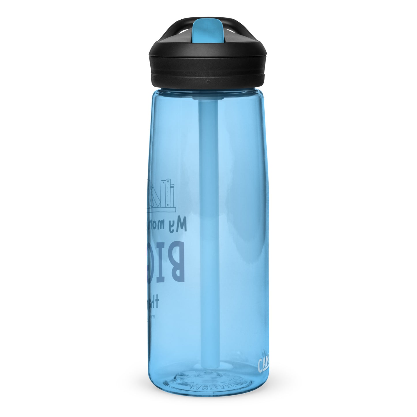 Mom's Library Sports water bottle