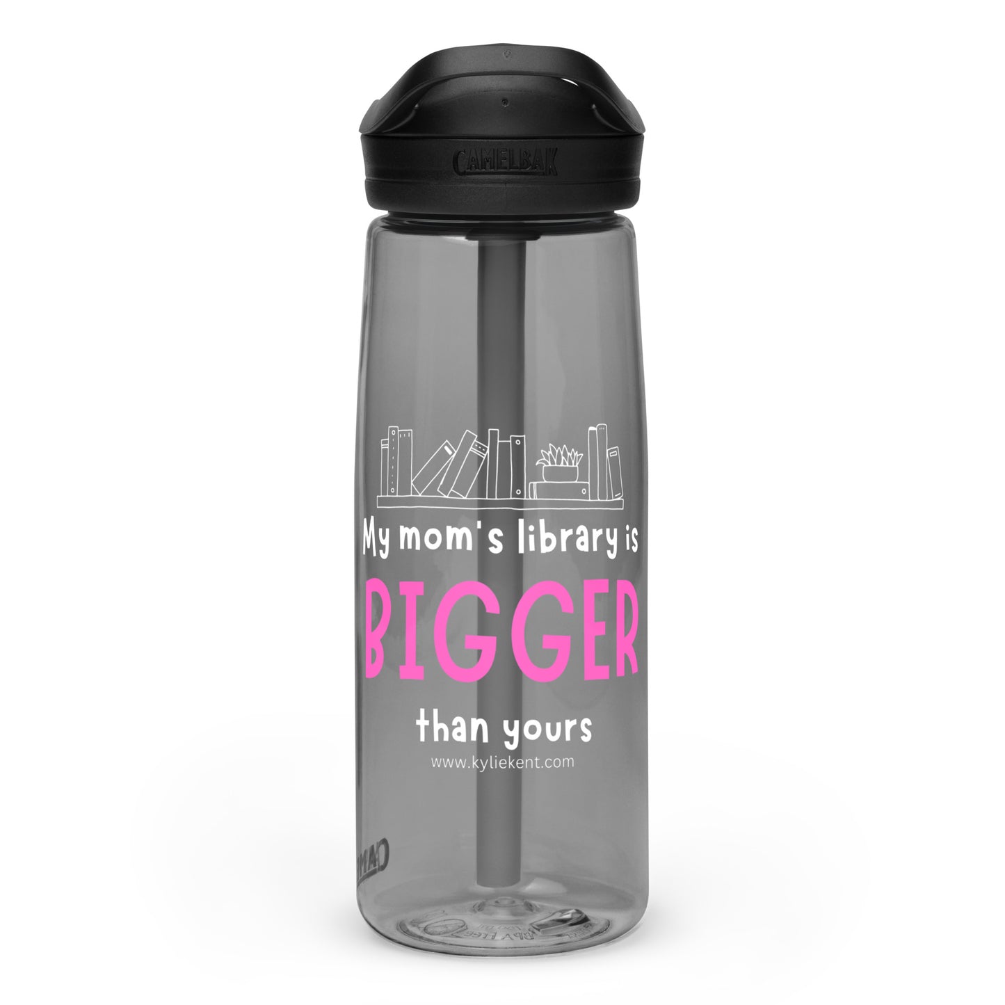 Mom's Library Sports water bottle