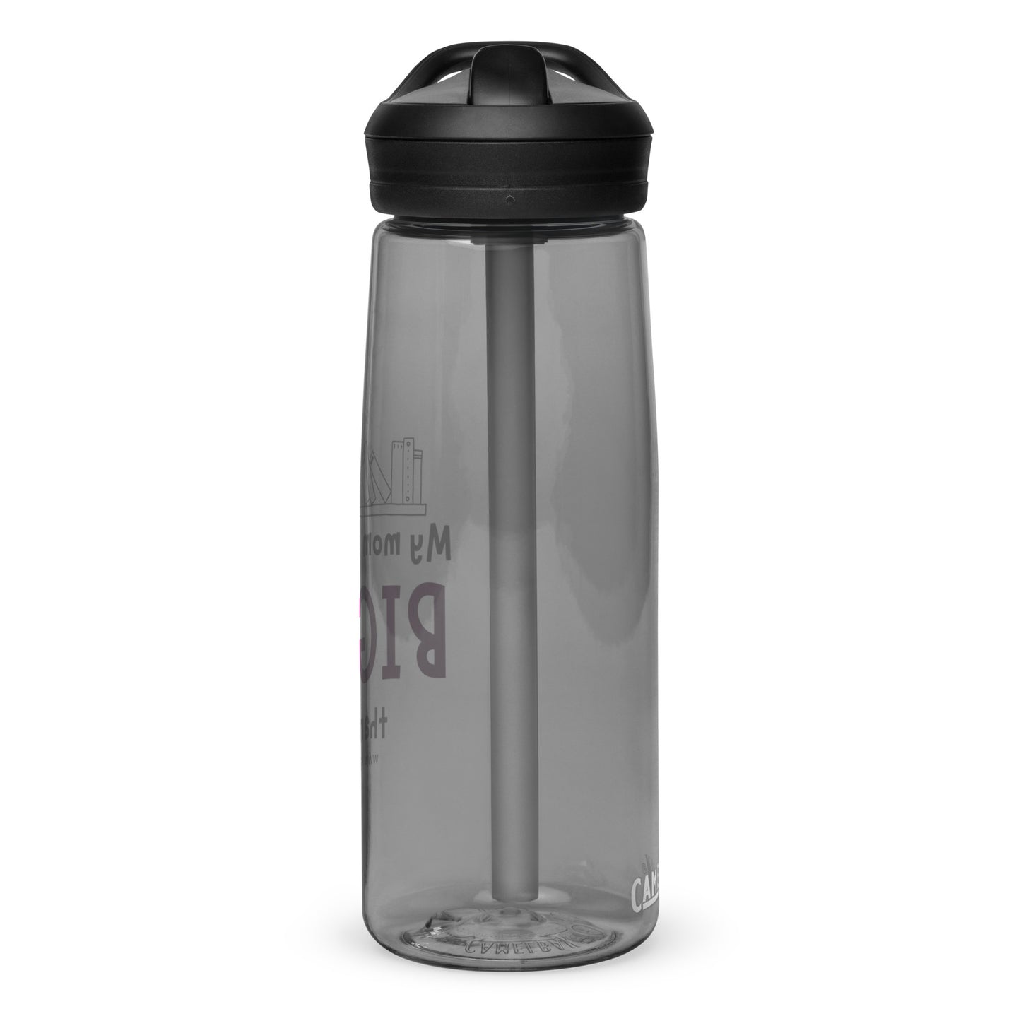 Mom's Library Sports water bottle