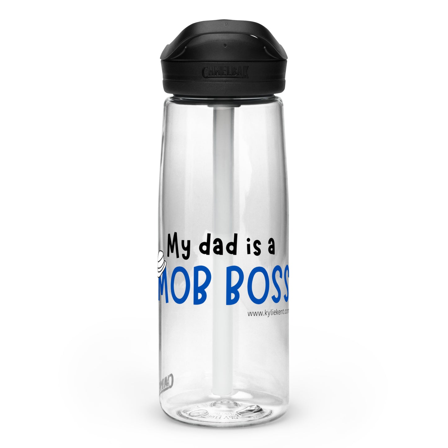 My Dad is a Mob Boss Sports water bottle