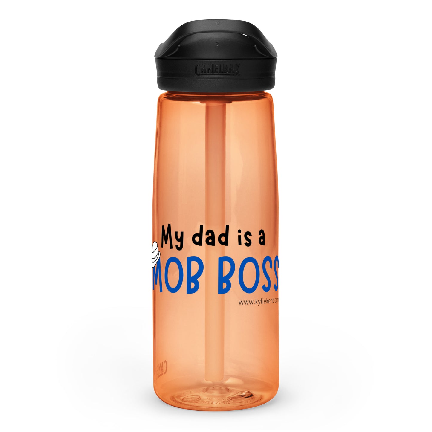 My Dad is a Mob Boss Sports water bottle