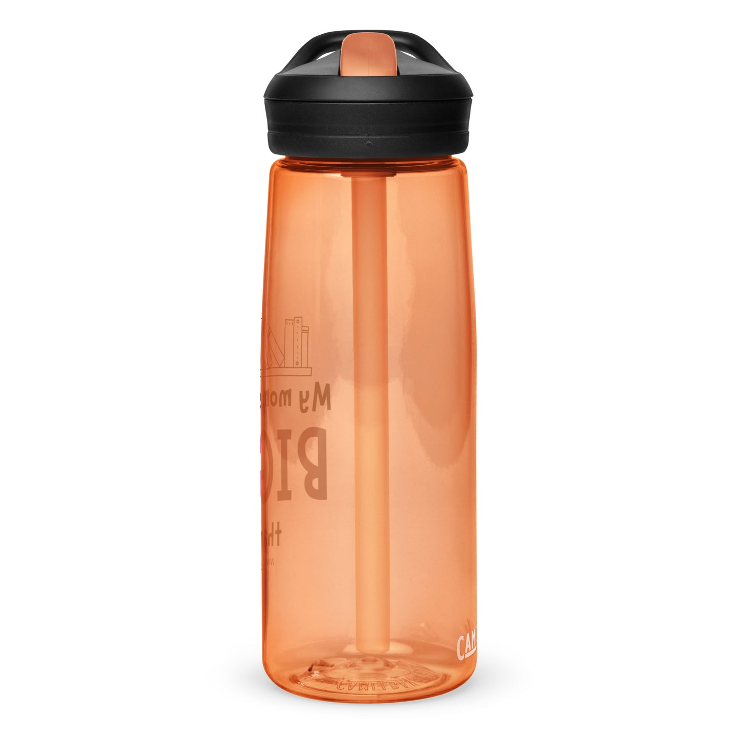 Mom's Library Sports water bottle