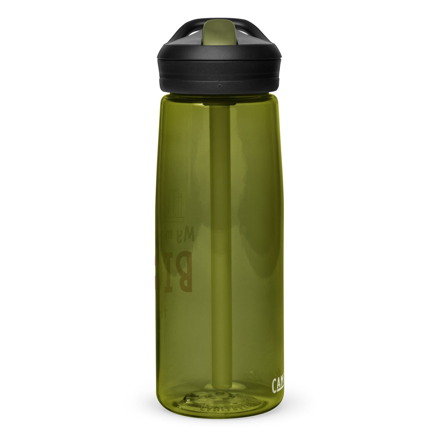 Mom's Library Sports water bottle