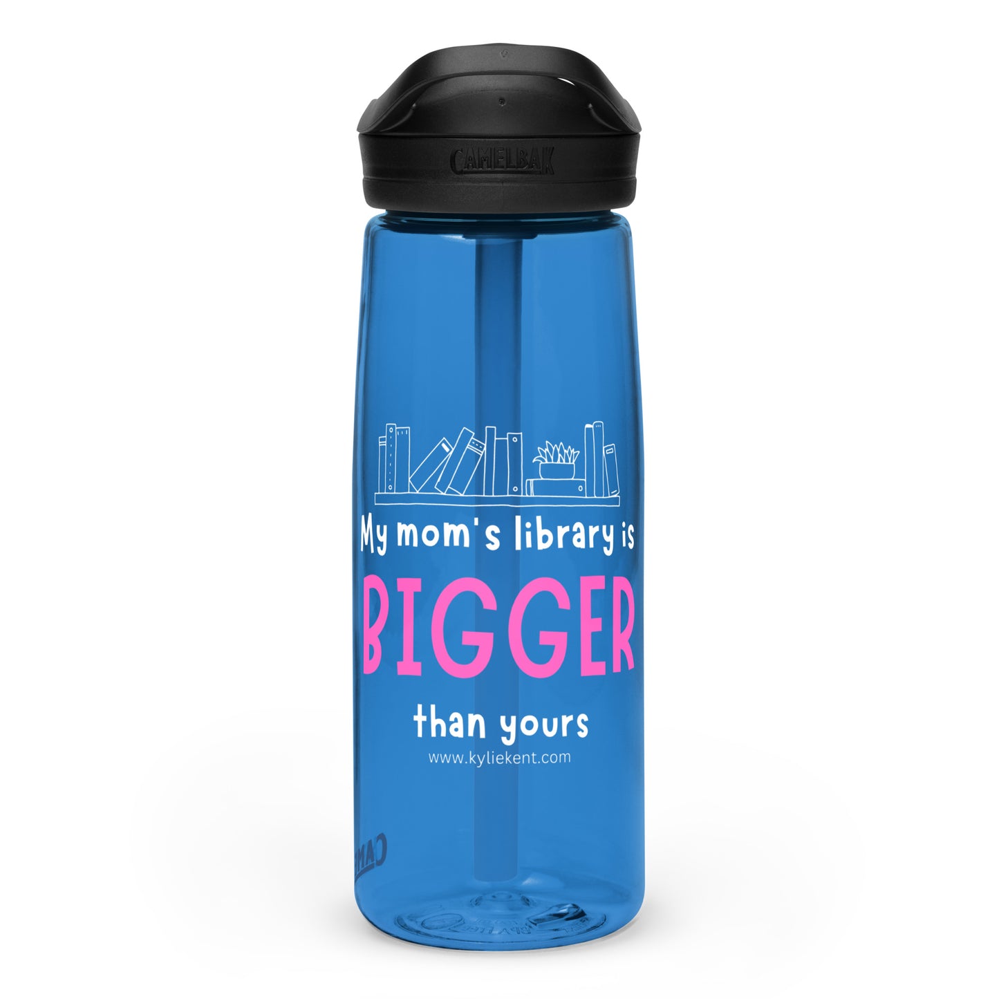 Mom's Library Sports water bottle