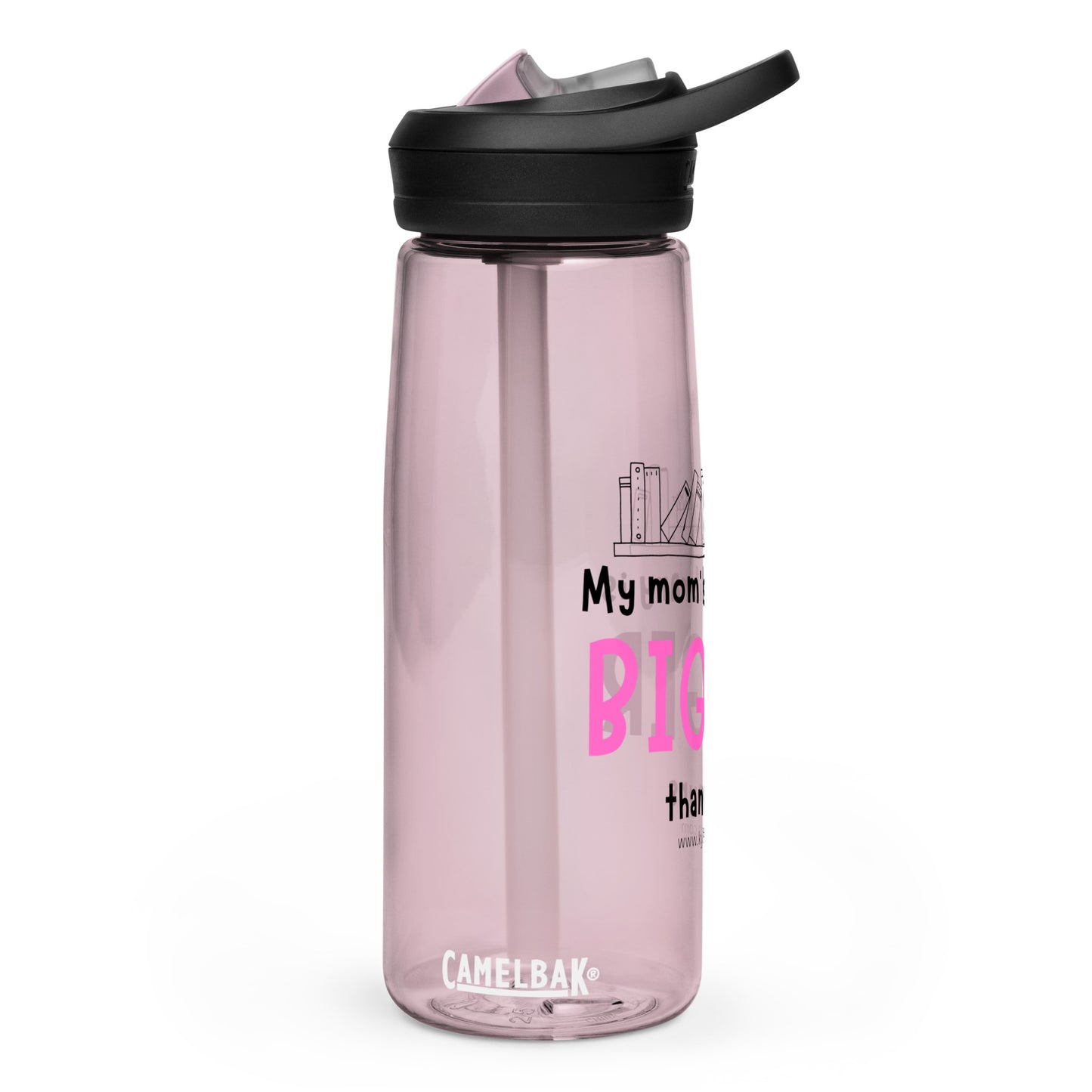 Mom's Library Sports water bottle