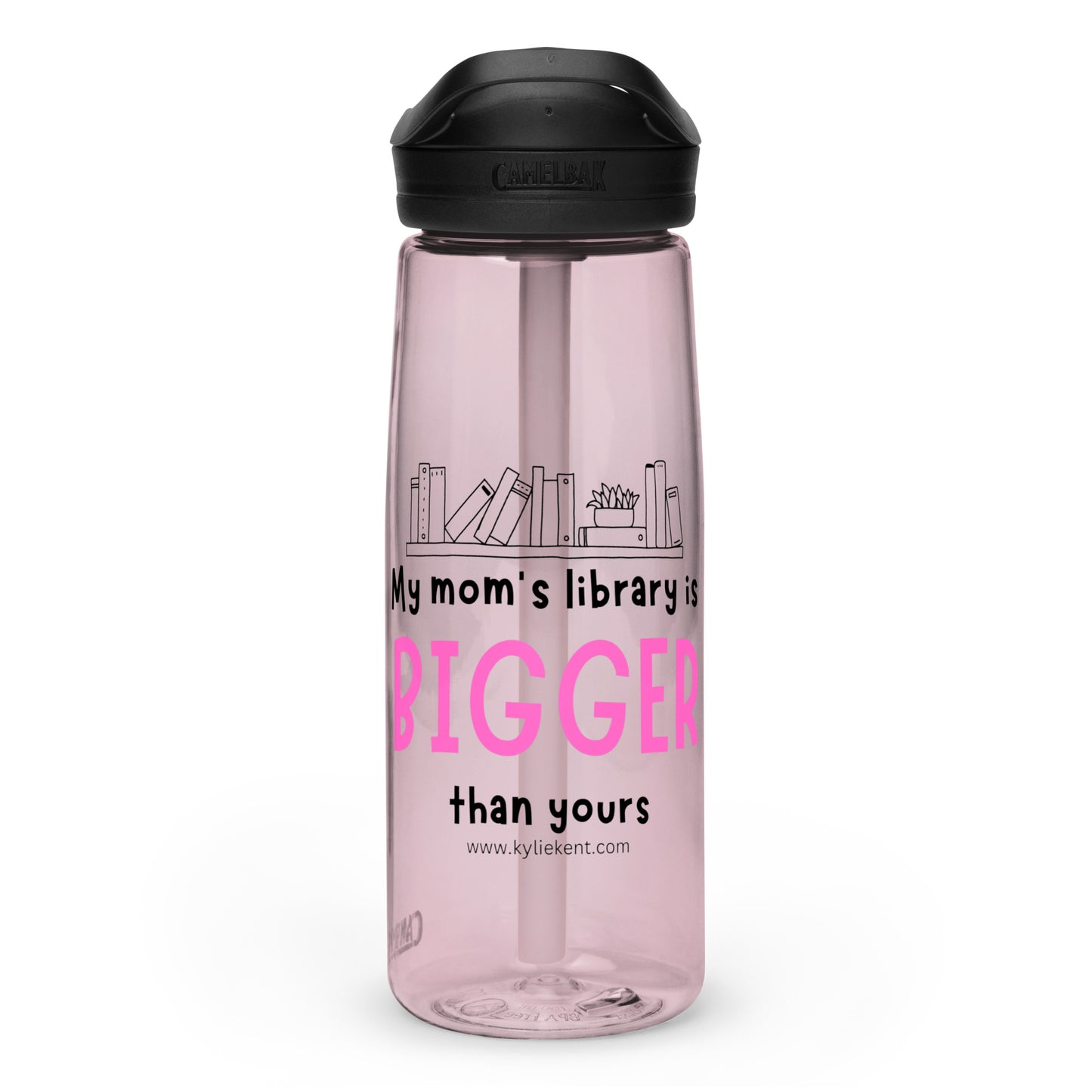 Mom's Library Sports water bottle