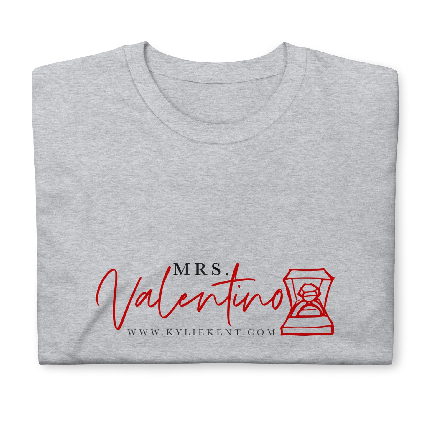 Mrs Valentino (Neo) Short-Sleeve Unisex T-Shirt