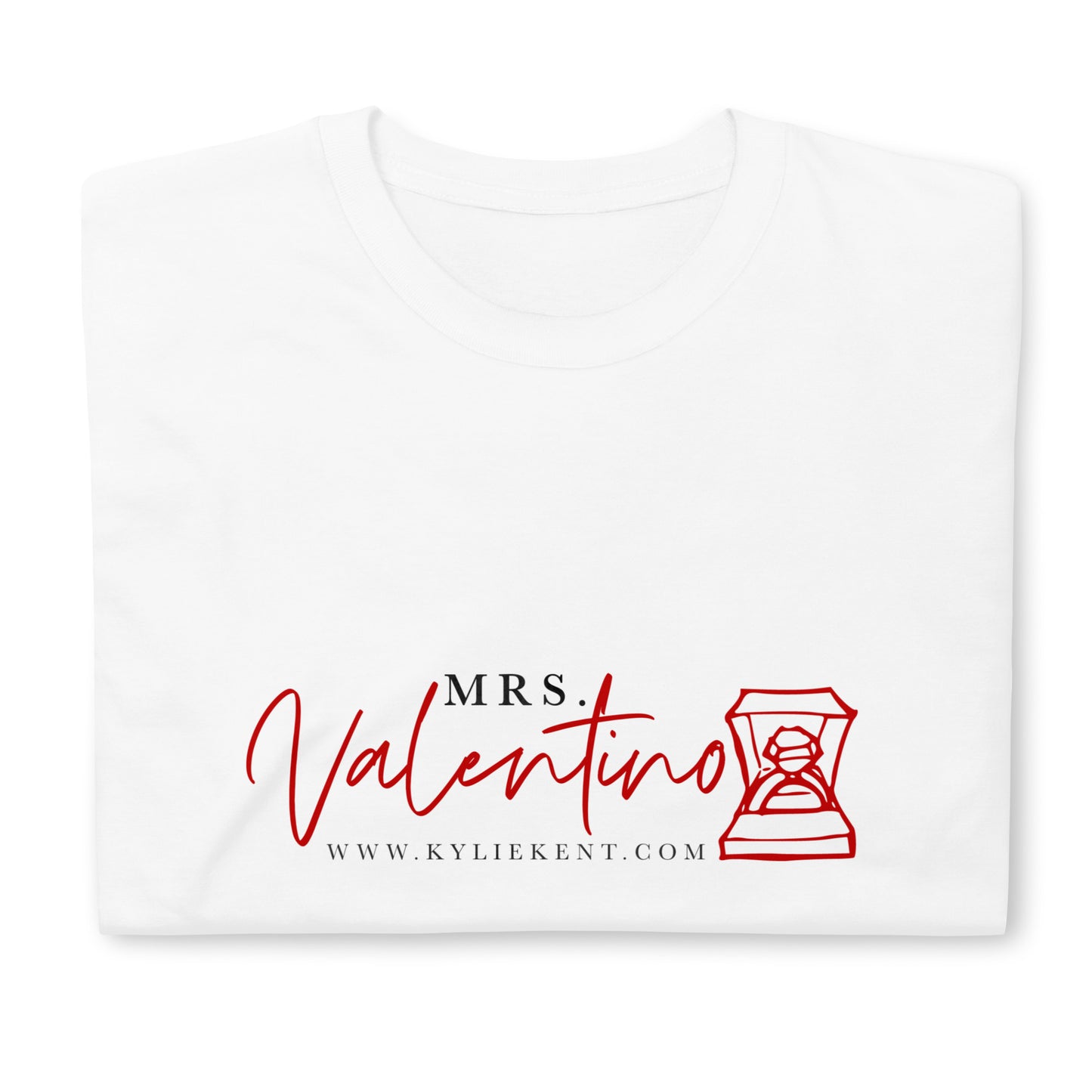 Mrs Valentino (Neo) Short-Sleeve Unisex T-Shirt