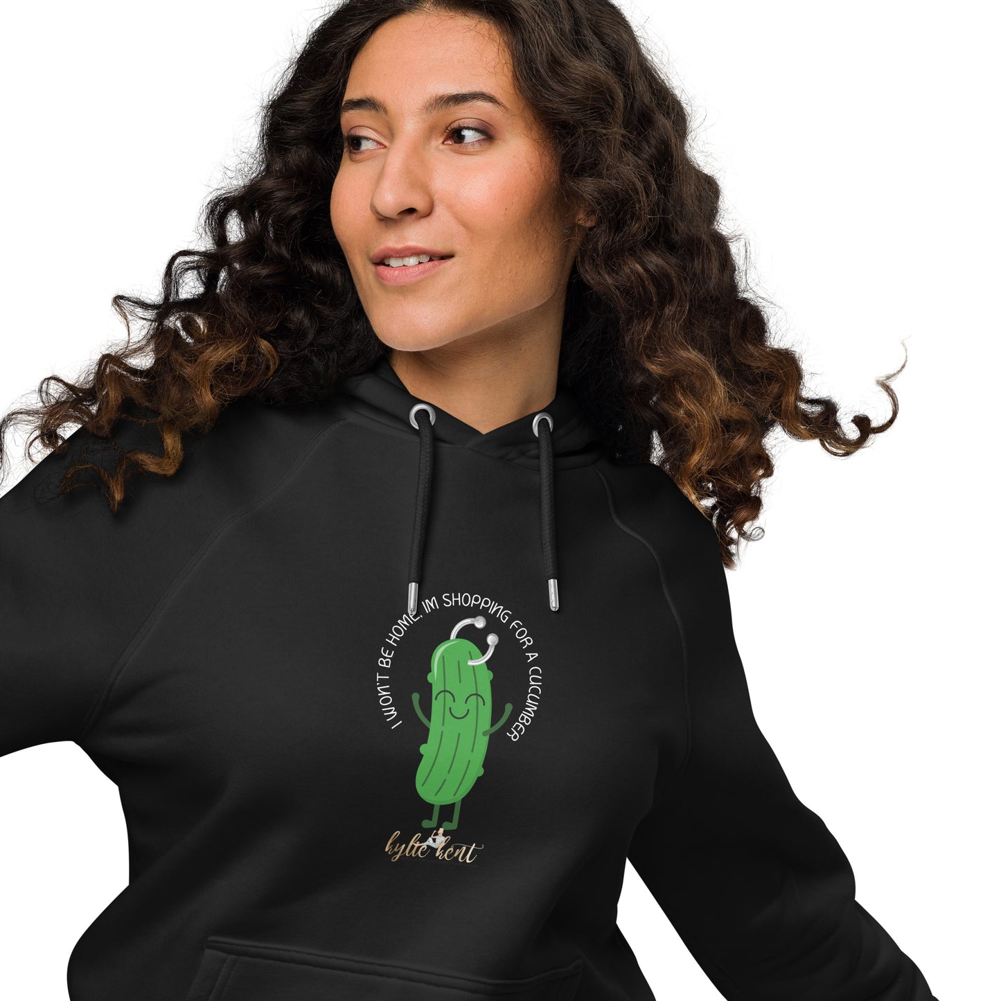 Cucumber Shopping Unisex eco raglan hoodie