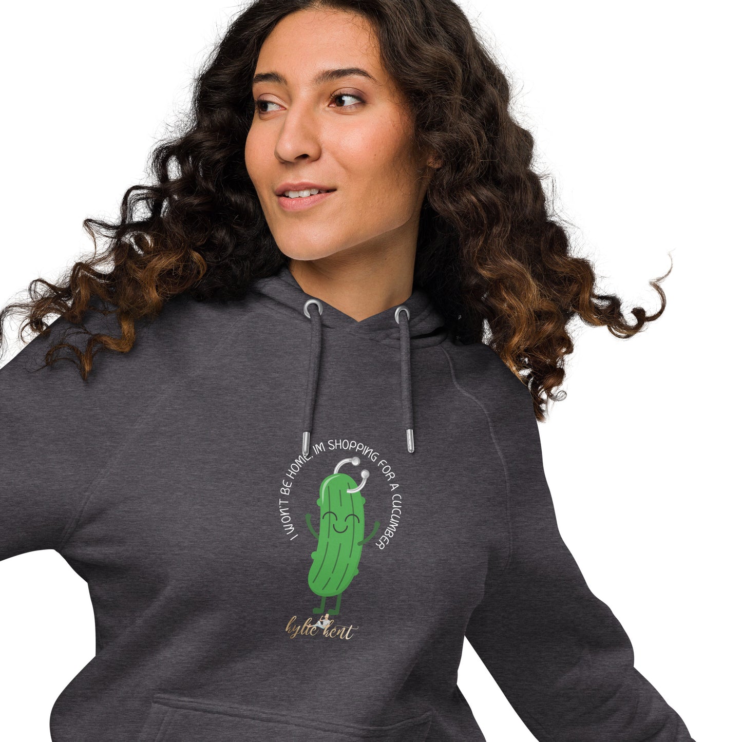 Cucumber Shopping Unisex eco raglan hoodie