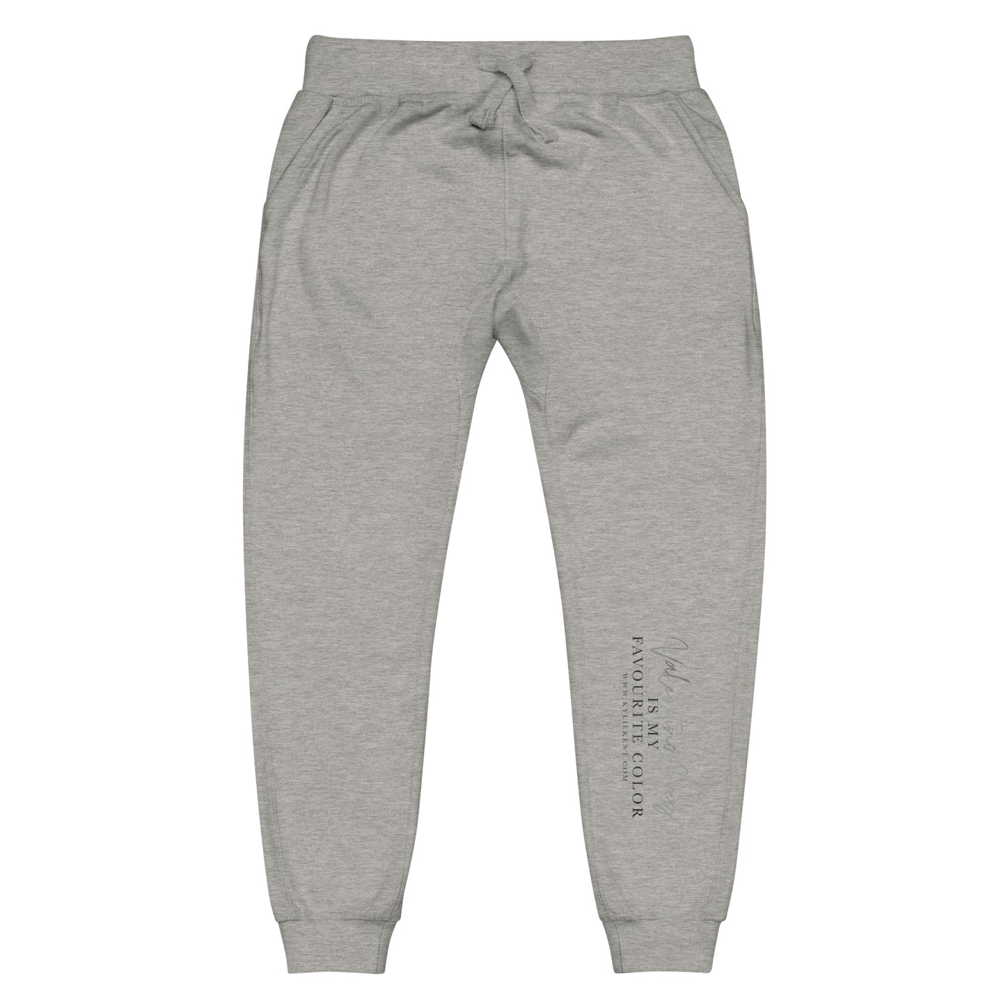 Valentino Grey Unisex fleece sweatpants