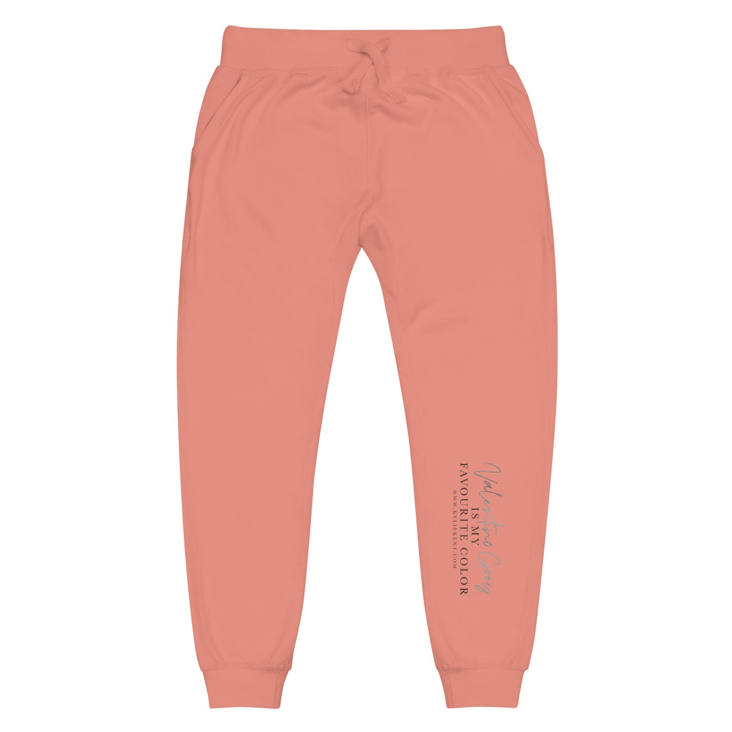 Valentino Grey Unisex fleece sweatpants