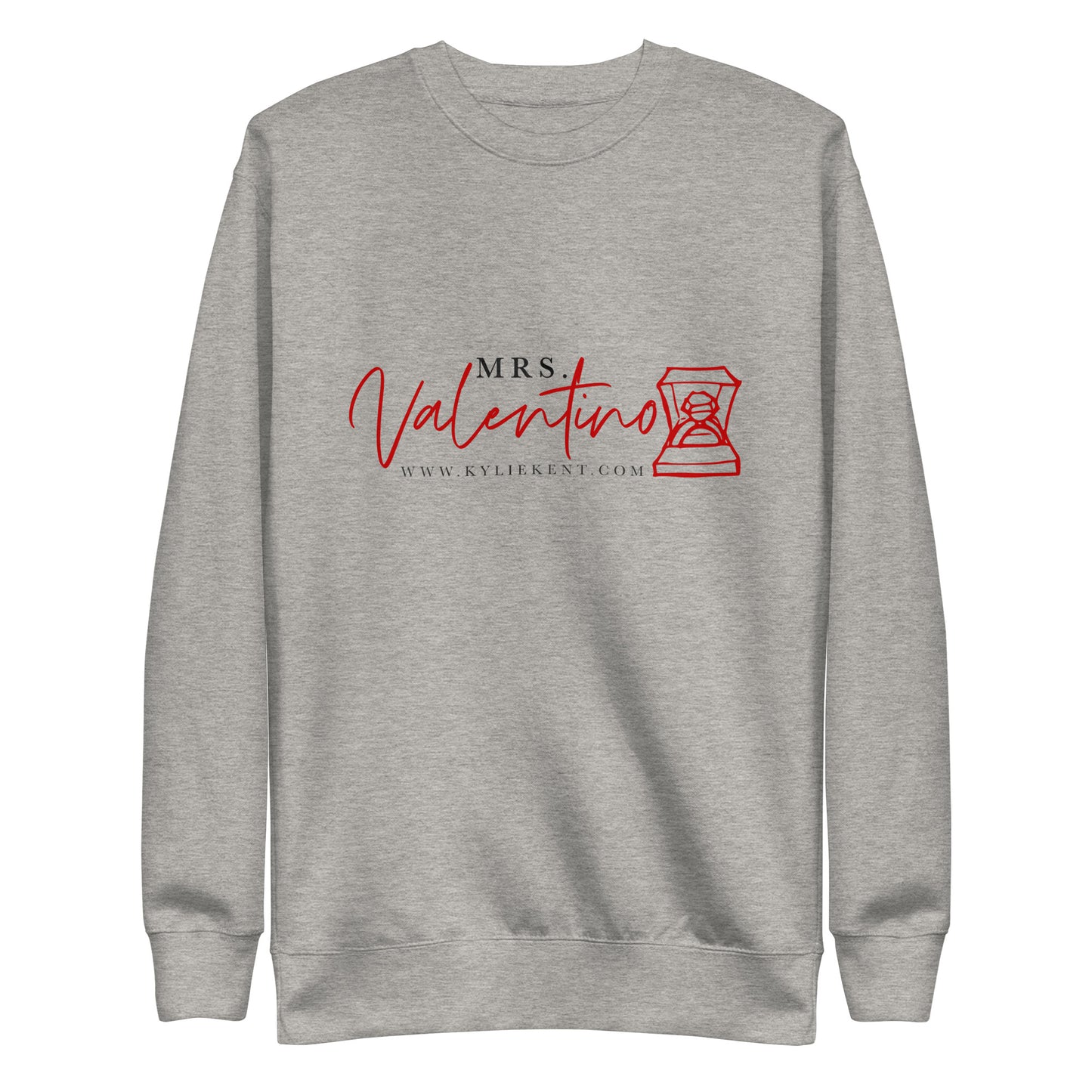 Mrs Valentino (Neo) Unisex Premium Sweatshirt