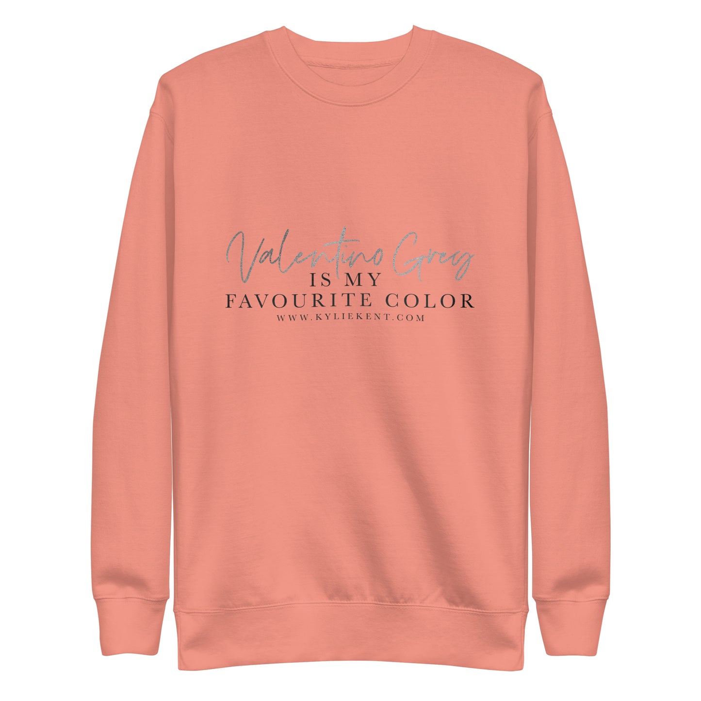 Valentino Grey Unisex Premium Sweatshirt