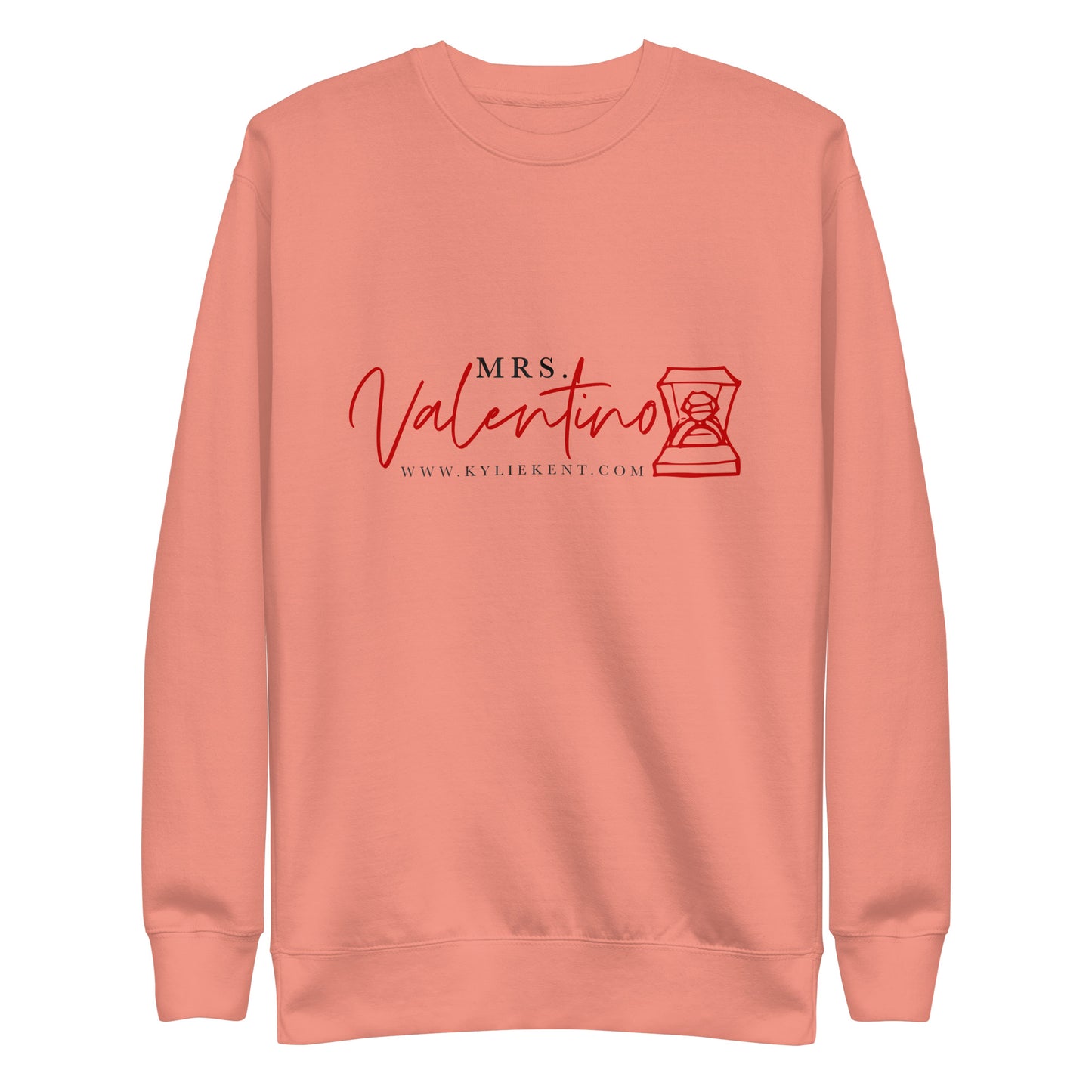 Mrs Valentino (Neo) Unisex Premium Sweatshirt