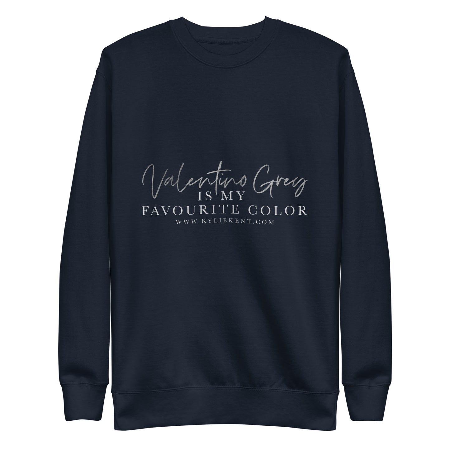 Valentino Grey Unisex Premium Sweatshirt