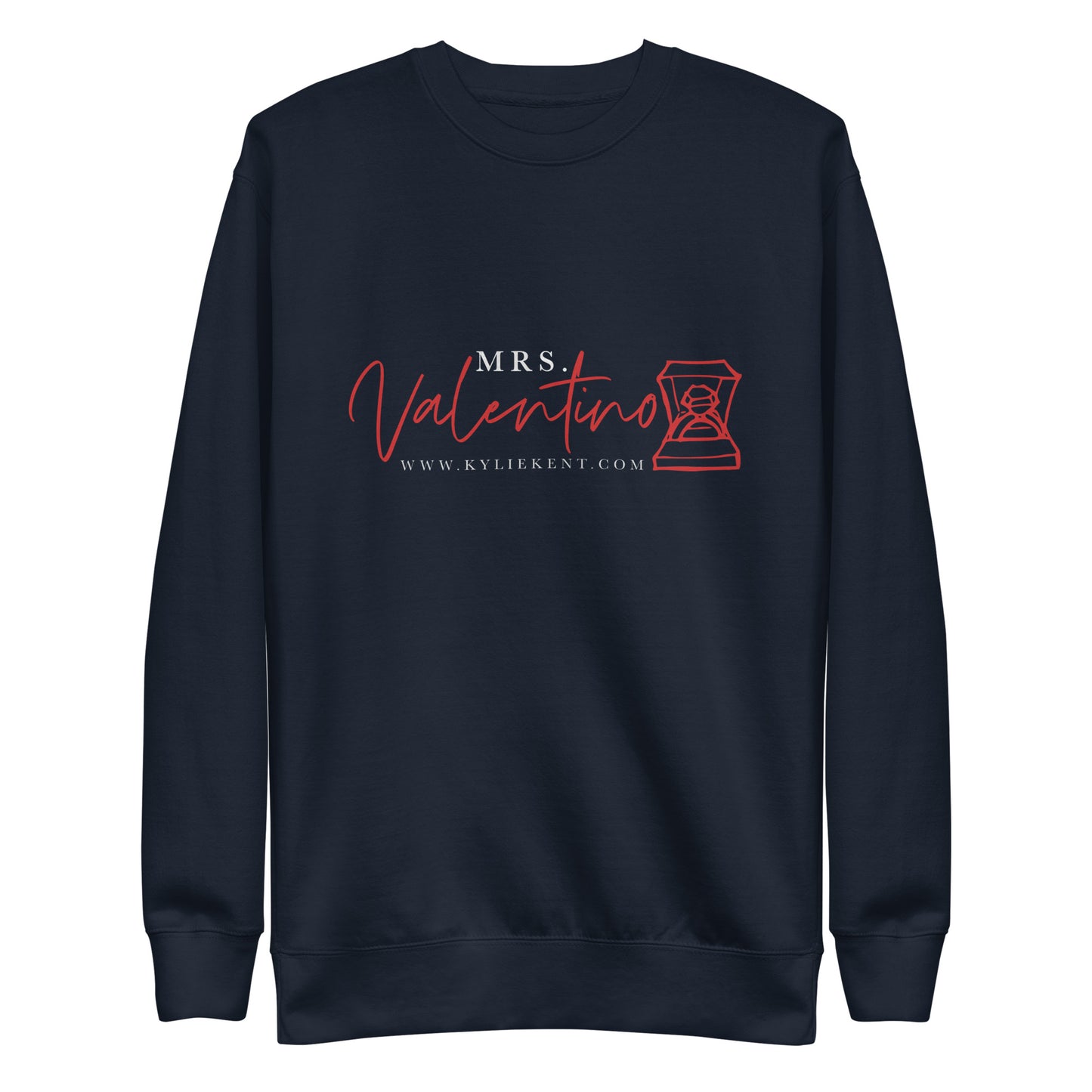 Mrs Valentino (Neo) Unisex Premium Sweatshirt