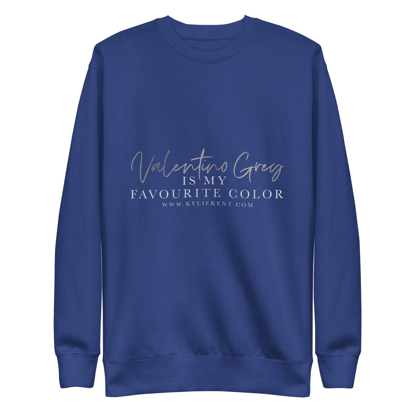 Valentino Grey Unisex Premium Sweatshirt