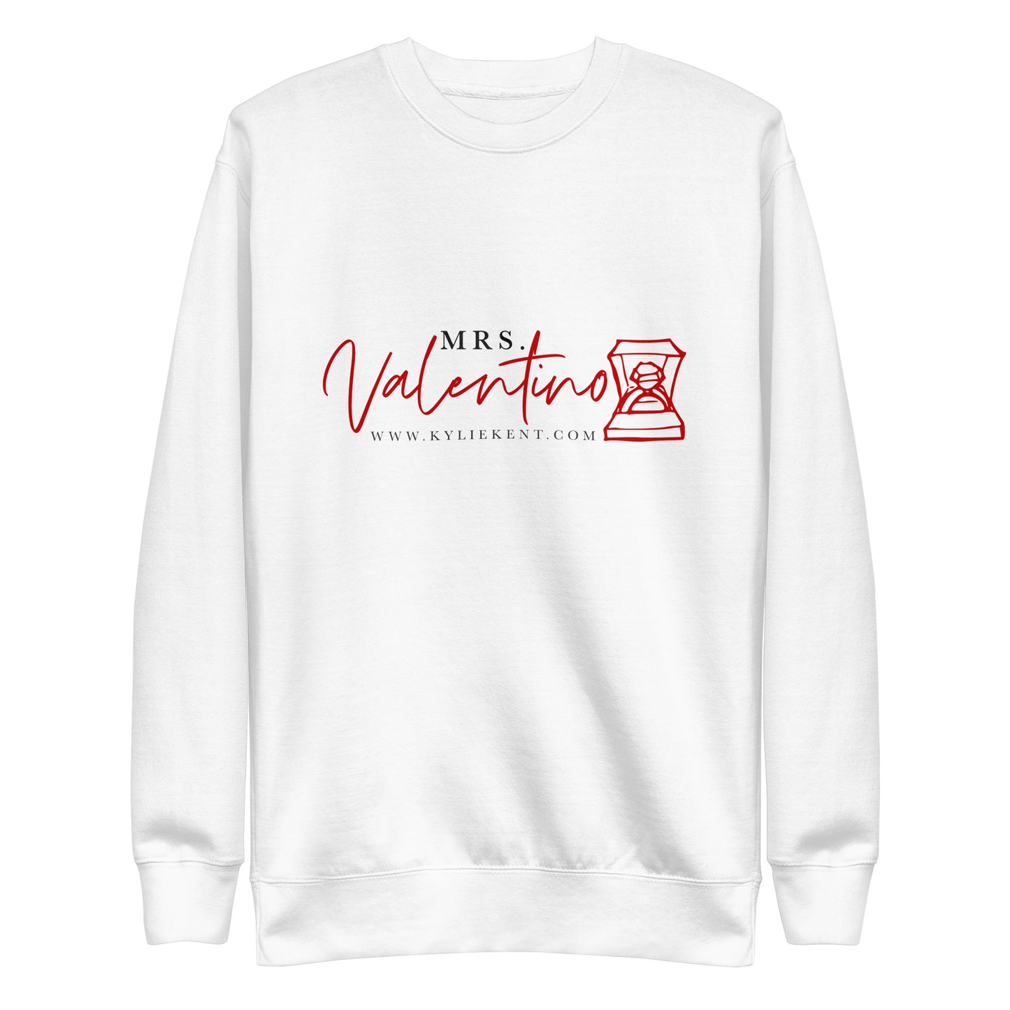 Mrs Valentino (Neo) Unisex Premium Sweatshirt