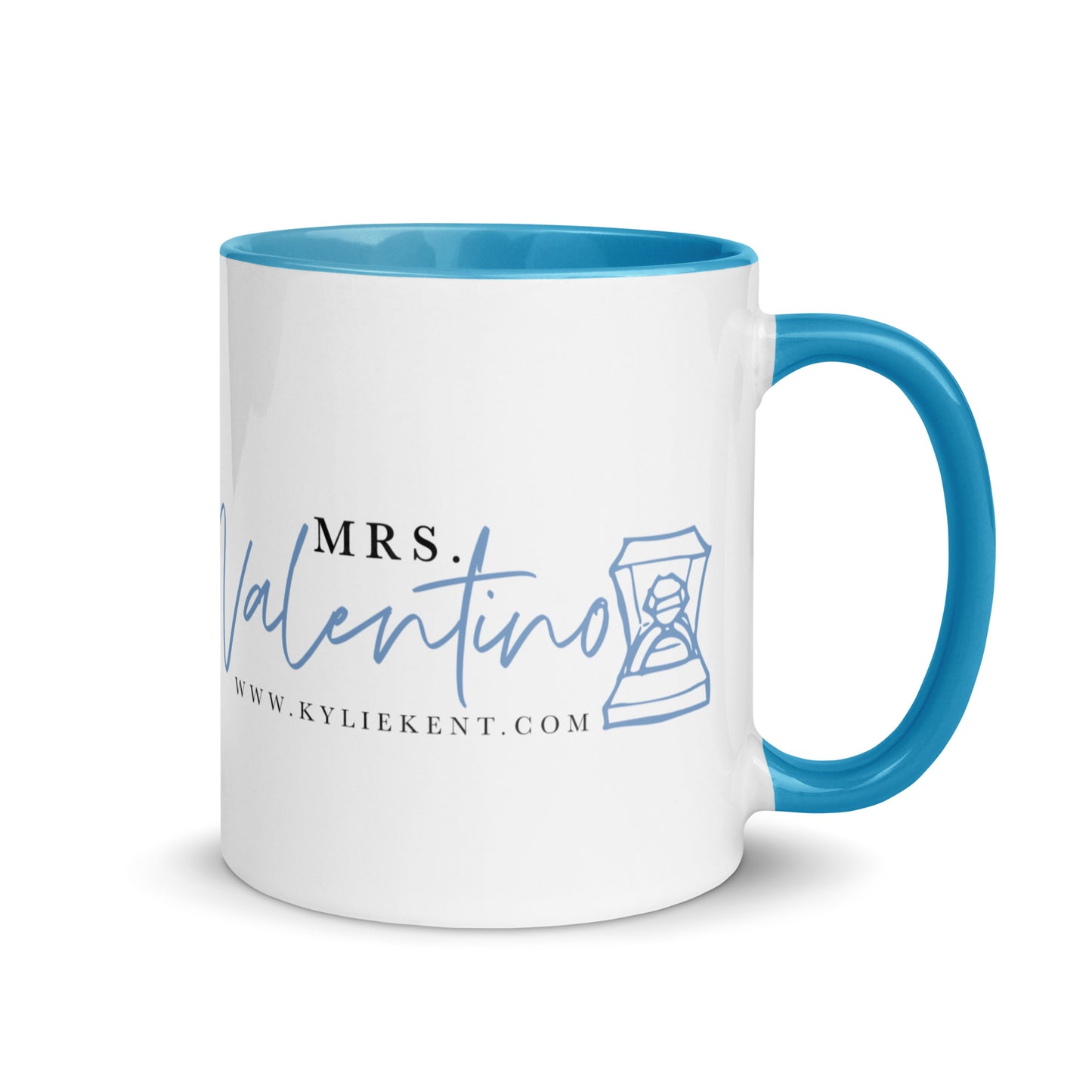 Mrs Valentino (Theo) Mug with Color Inside