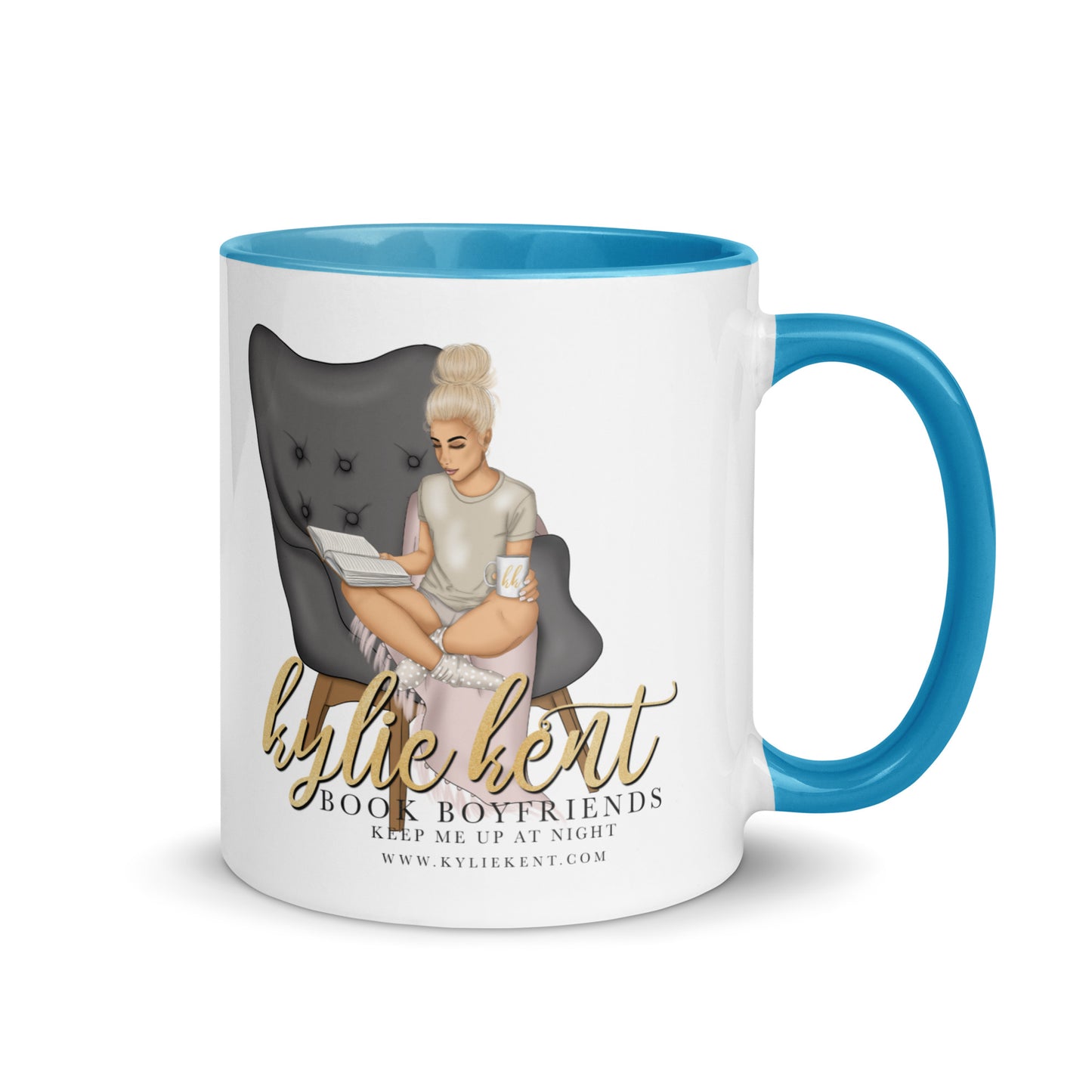 Book Boyfriends Mug with Color Inside