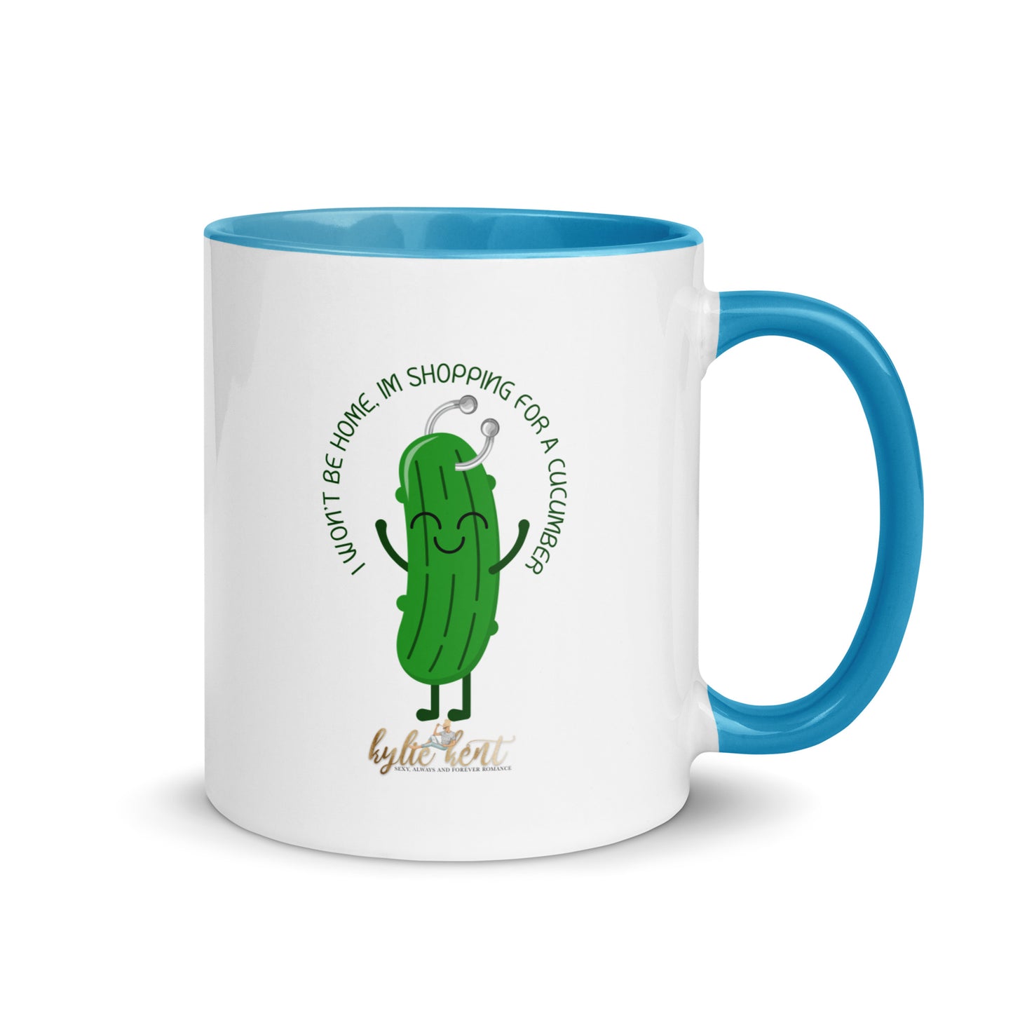 Cucumber Shopping Mug with Color Inside