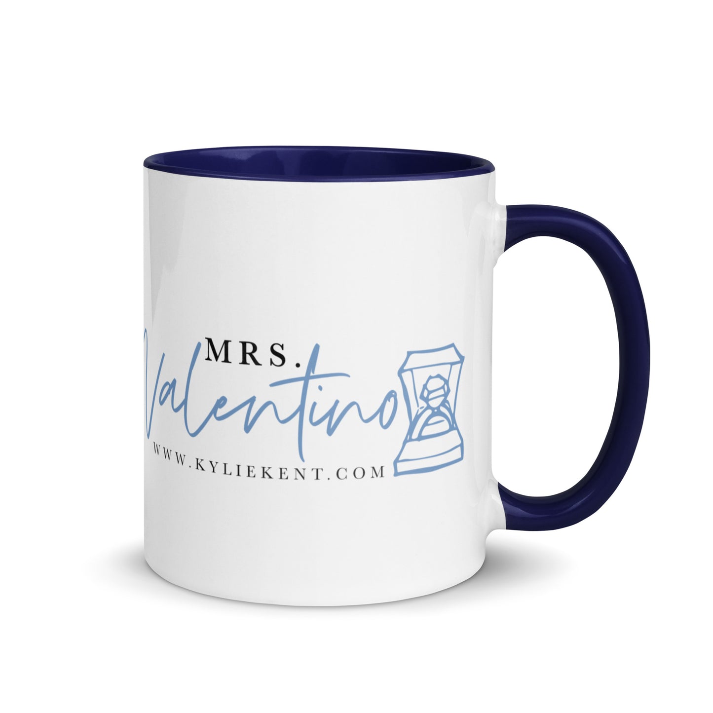 Mrs Valentino (Theo) Mug with Color Inside