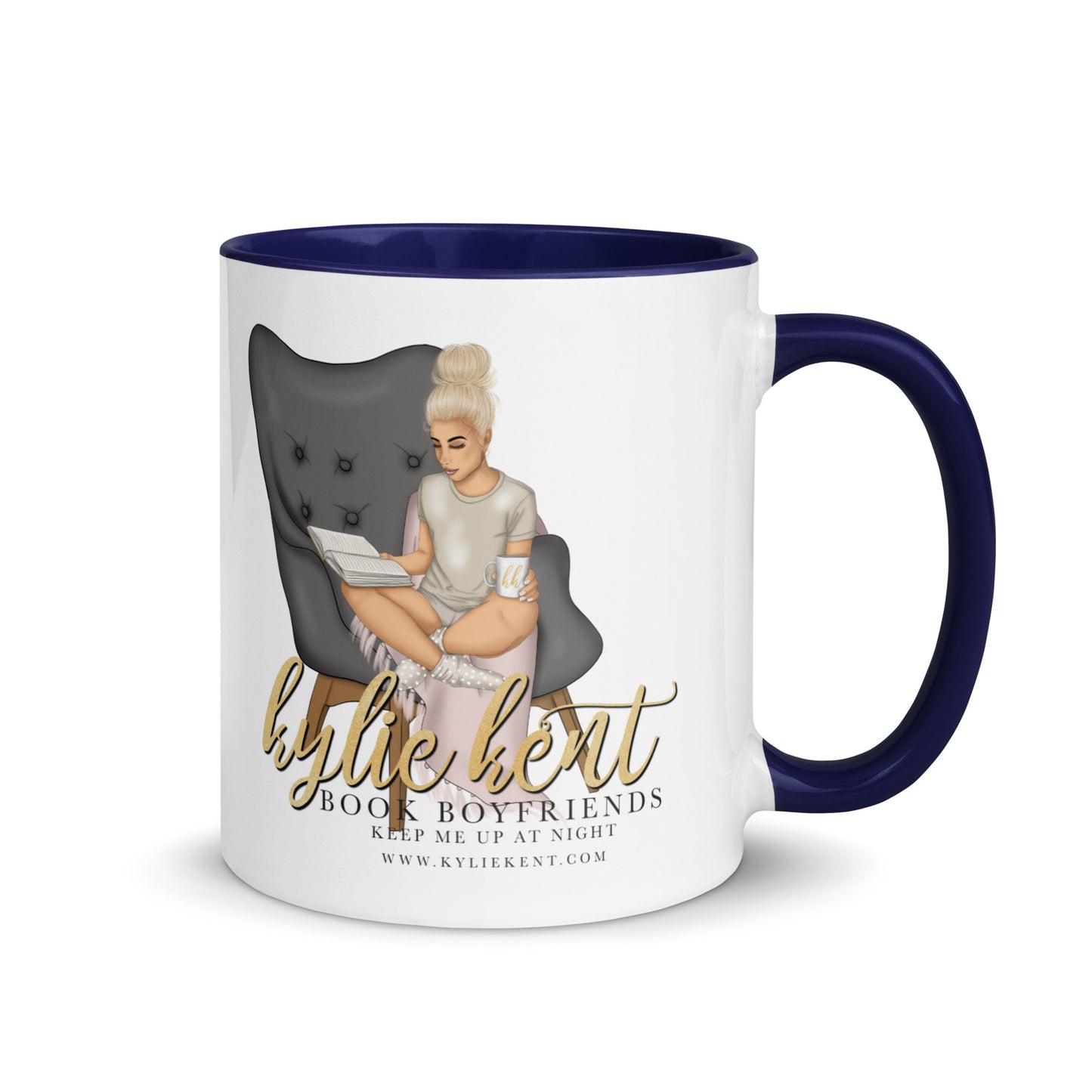 Book Boyfriends Mug with Color Inside