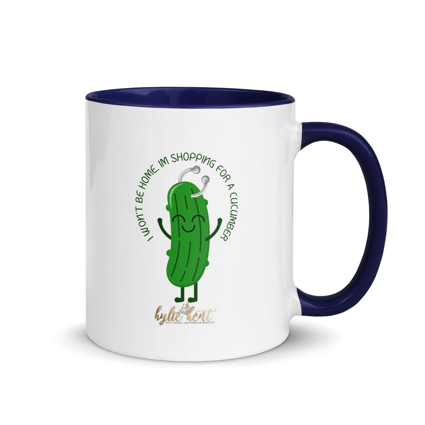 Cucumber Shopping Mug with Color Inside