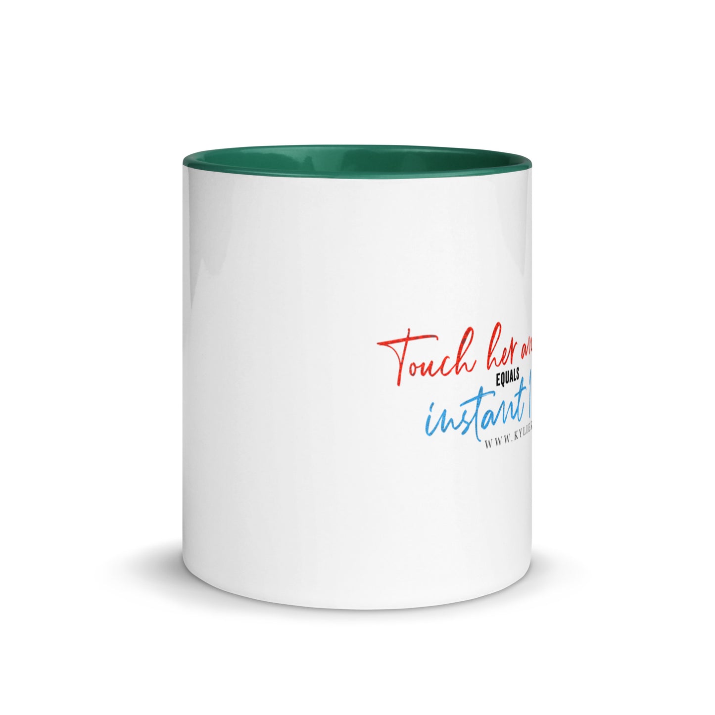 Touch Her Mug with Color Inside