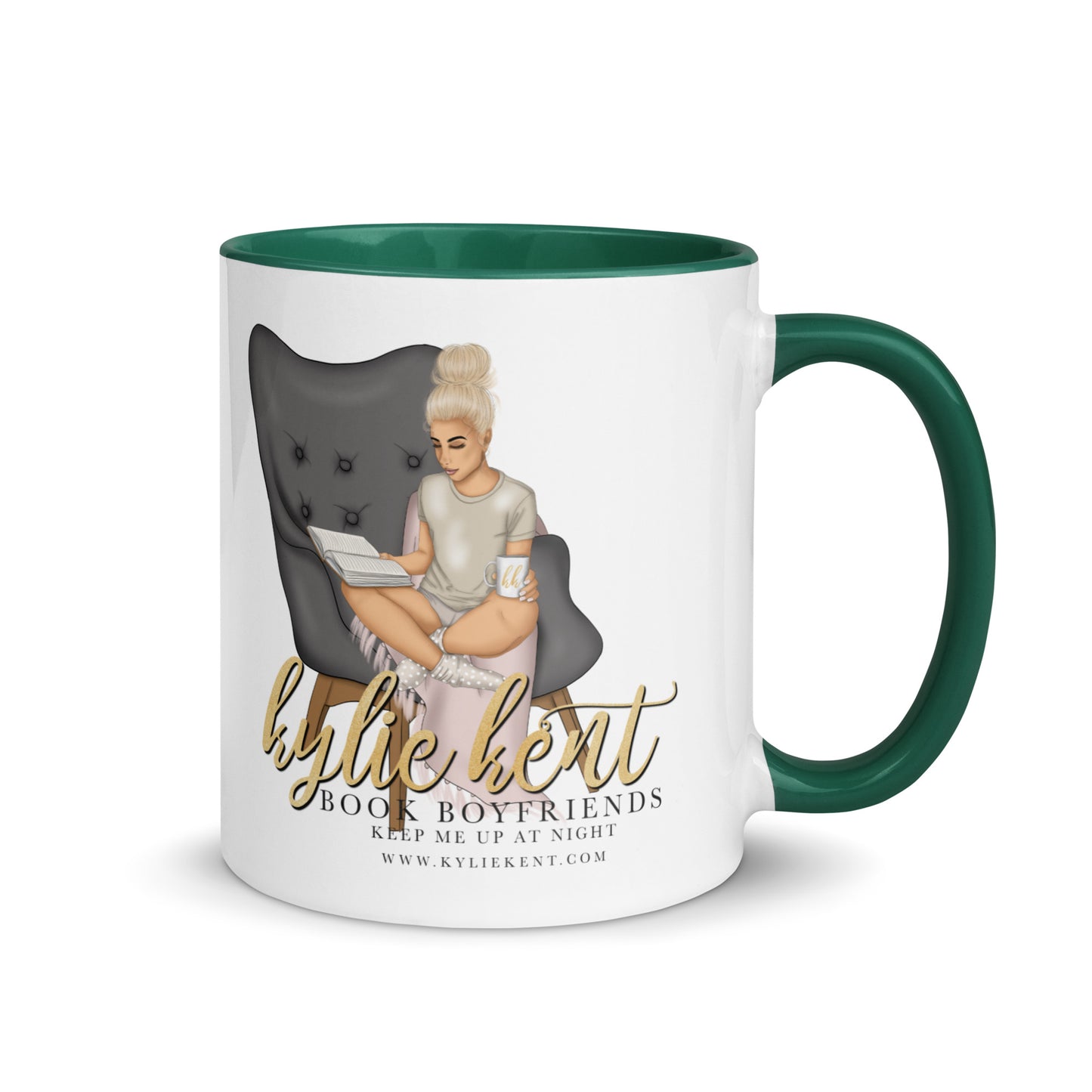 Book Boyfriends Mug with Color Inside