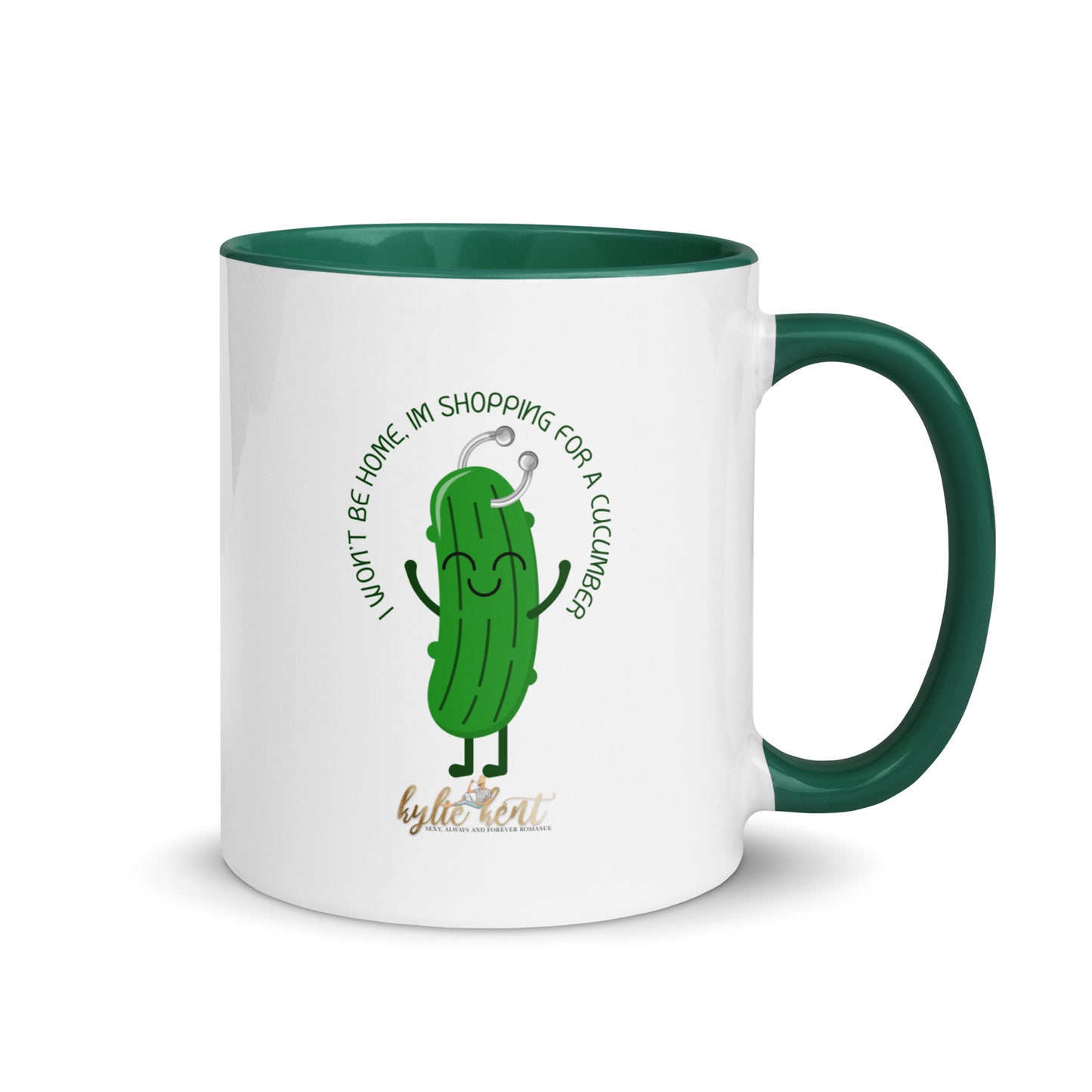 Cucumber Shopping Mug with Color Inside