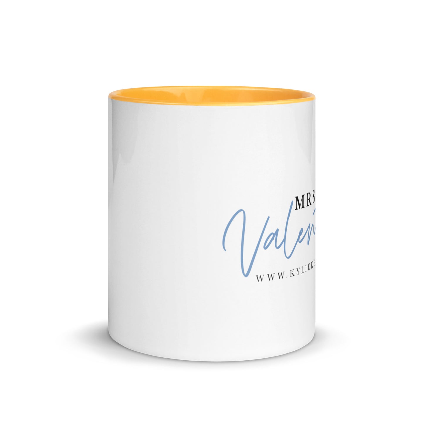 Mrs Valentino (Theo) Mug with Color Inside