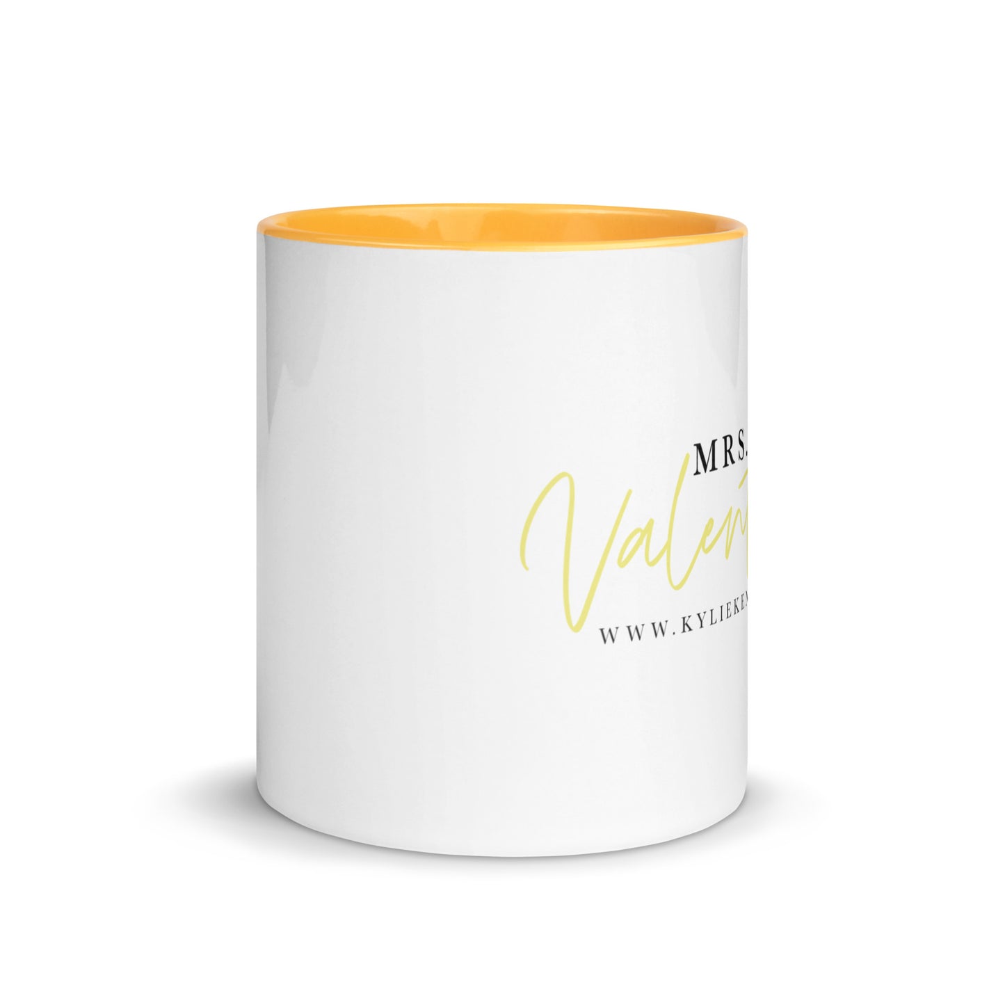 Mrs Valentino (Lola) Mug with Color Inside