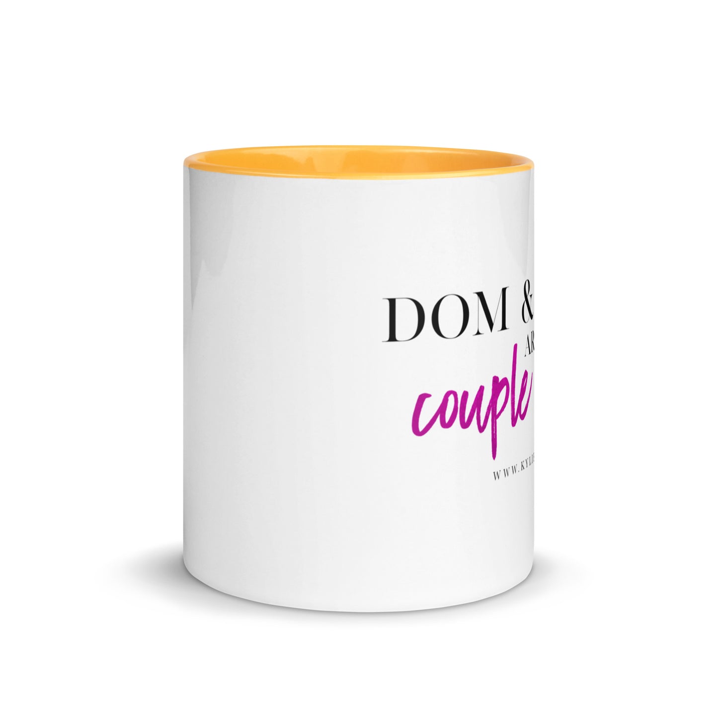 Couple Goals Mug with Color Inside