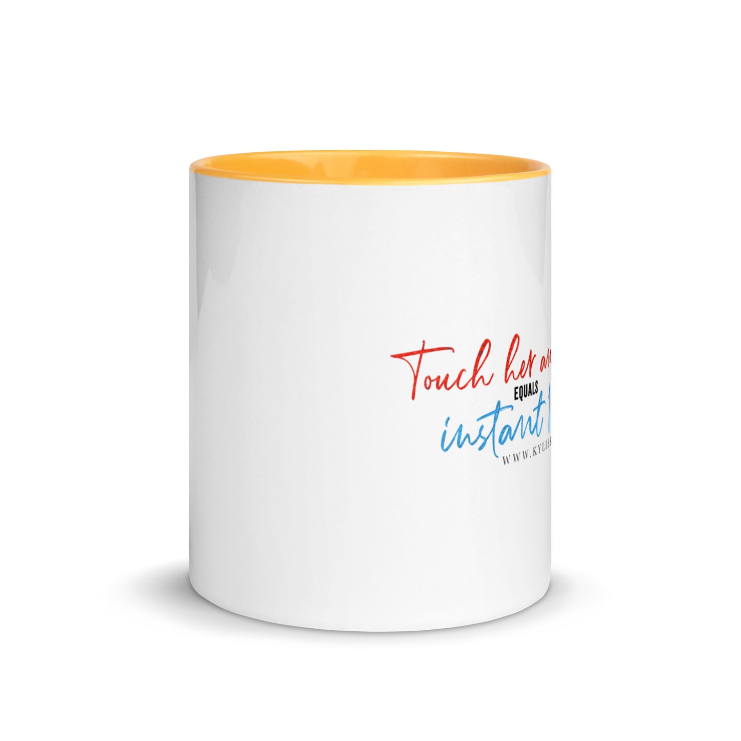 Touch Her Mug with Color Inside