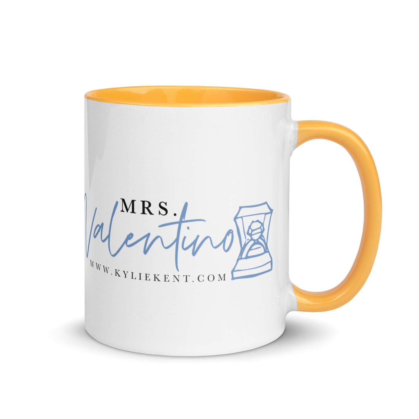 Mrs Valentino (Theo) Mug with Color Inside