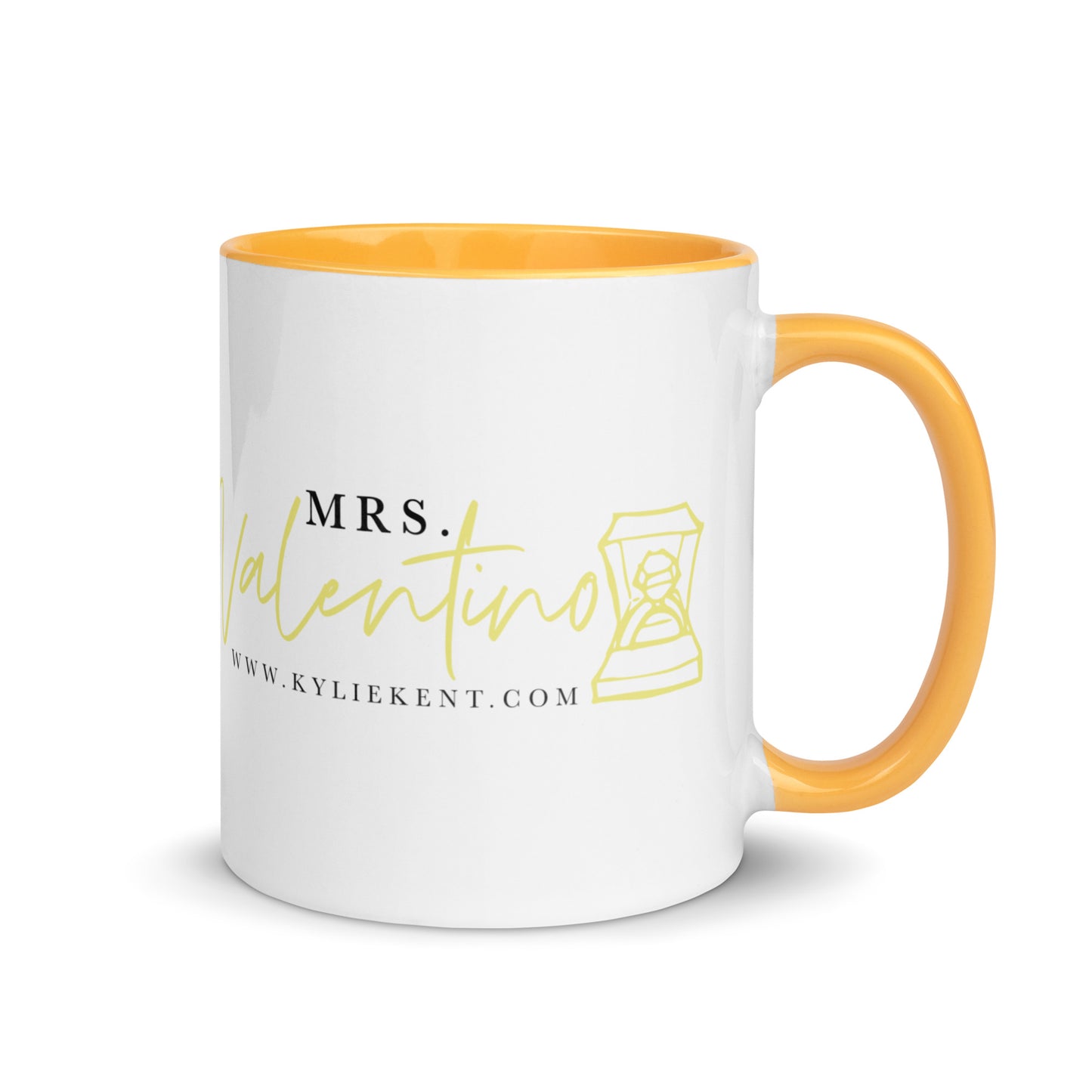 Mrs Valentino (Lola) Mug with Color Inside