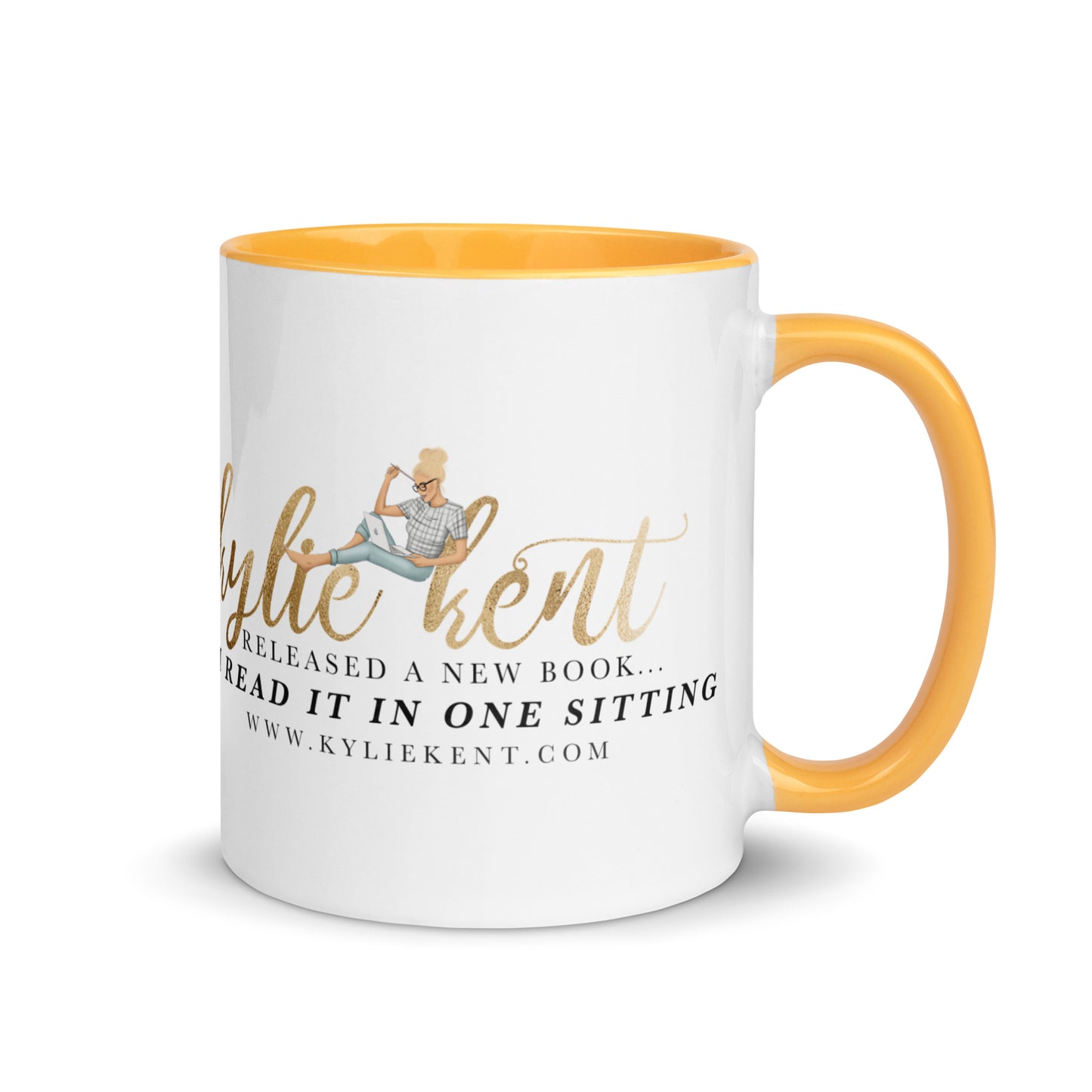 New Book Mug with Color Inside