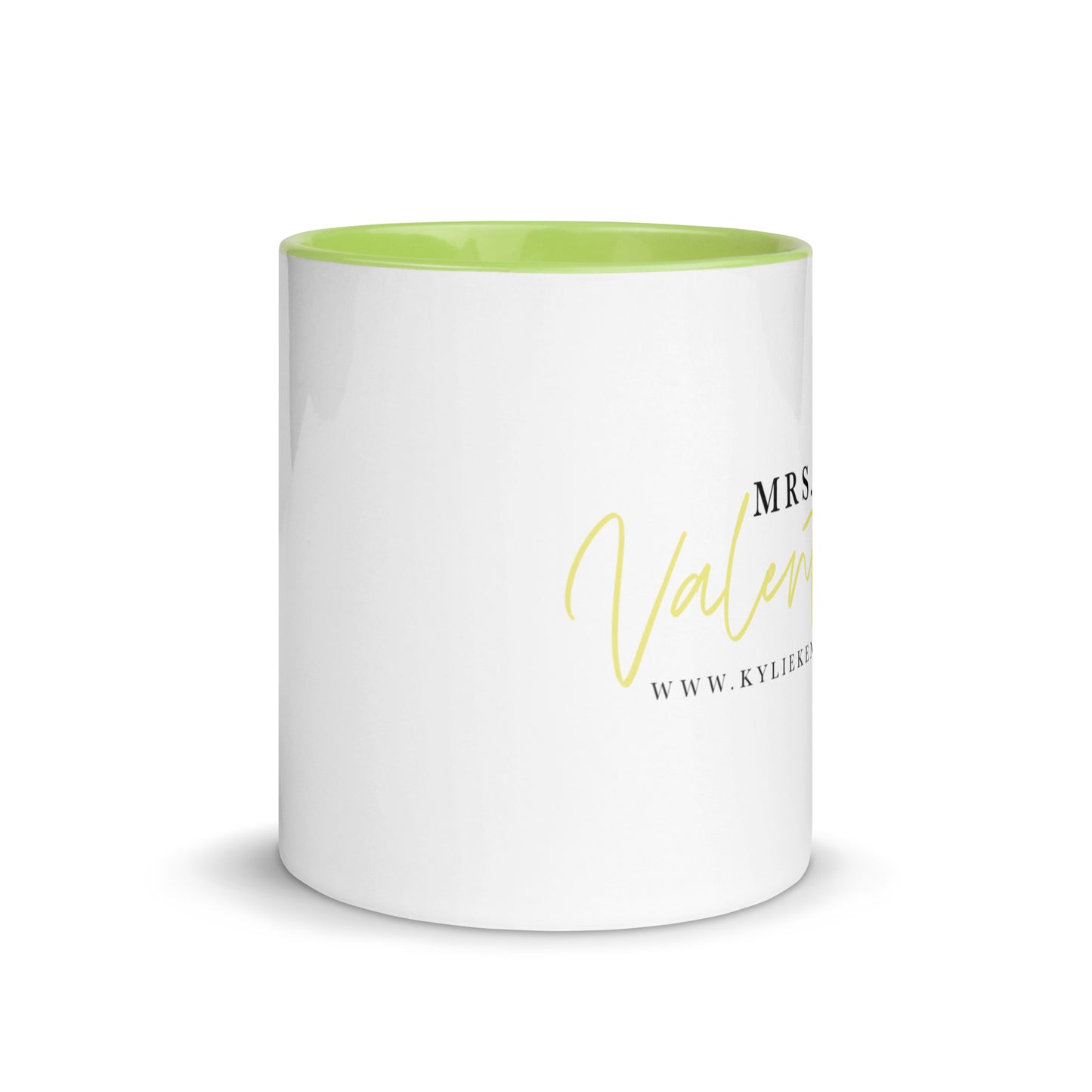 Mrs Valentino (Lola) Mug with Color Inside