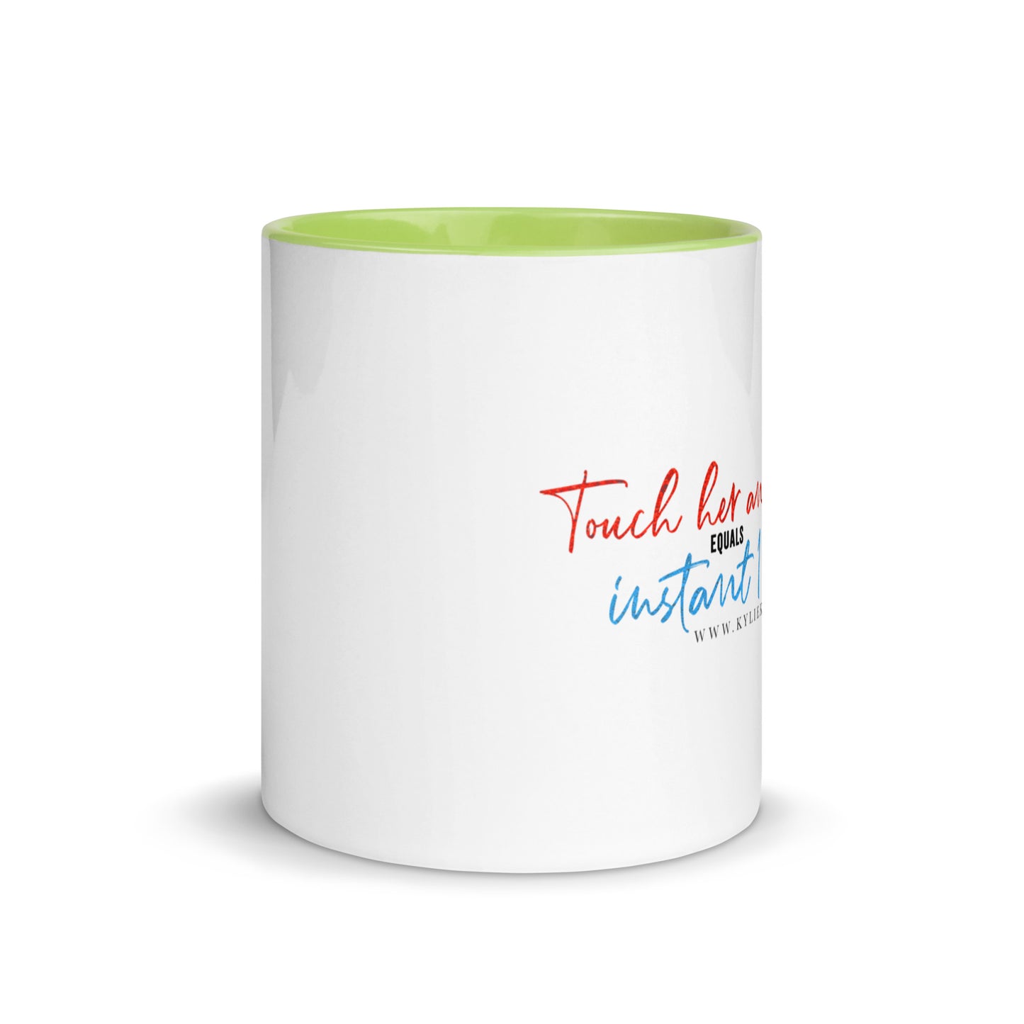 Touch Her Mug with Color Inside