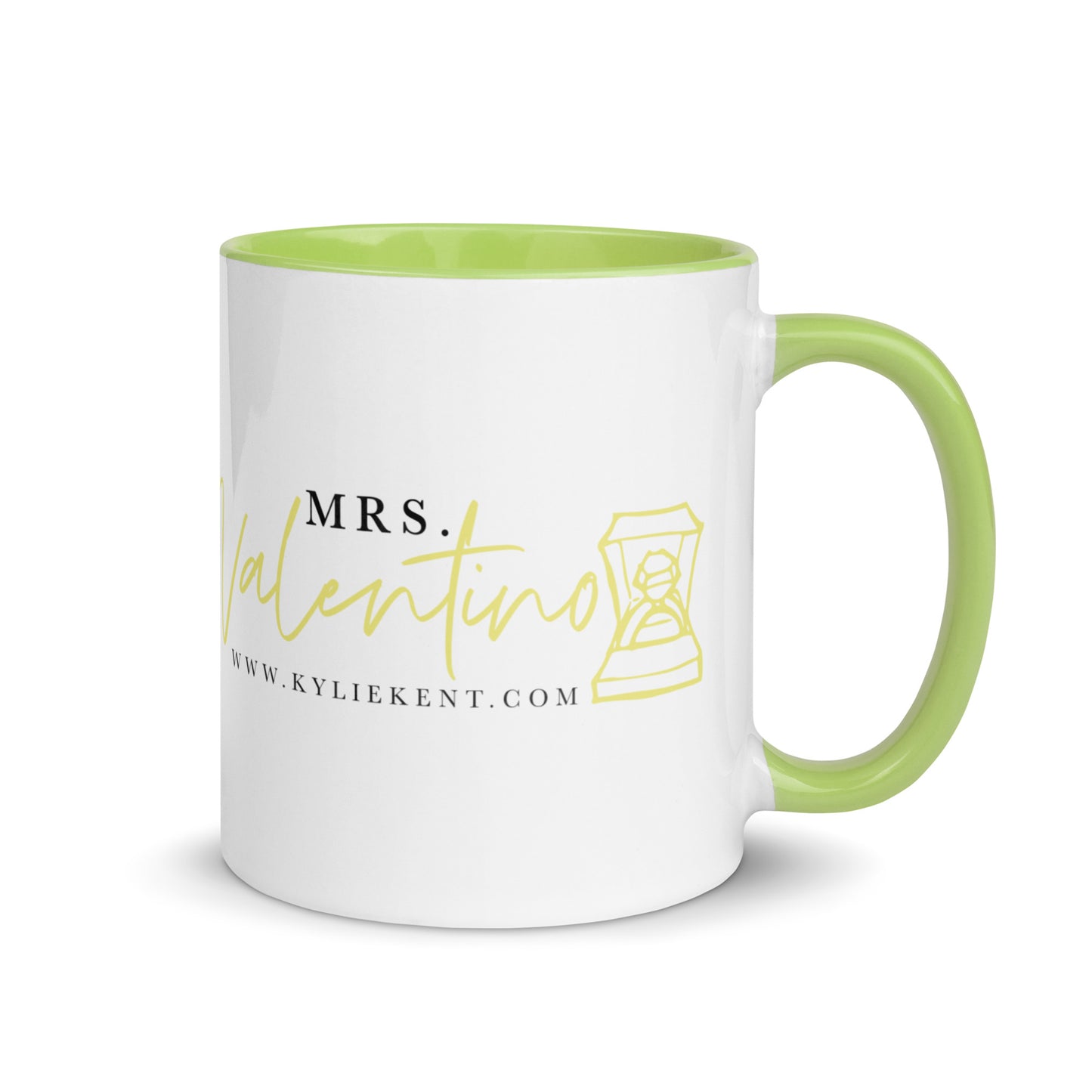 Mrs Valentino (Lola) Mug with Color Inside